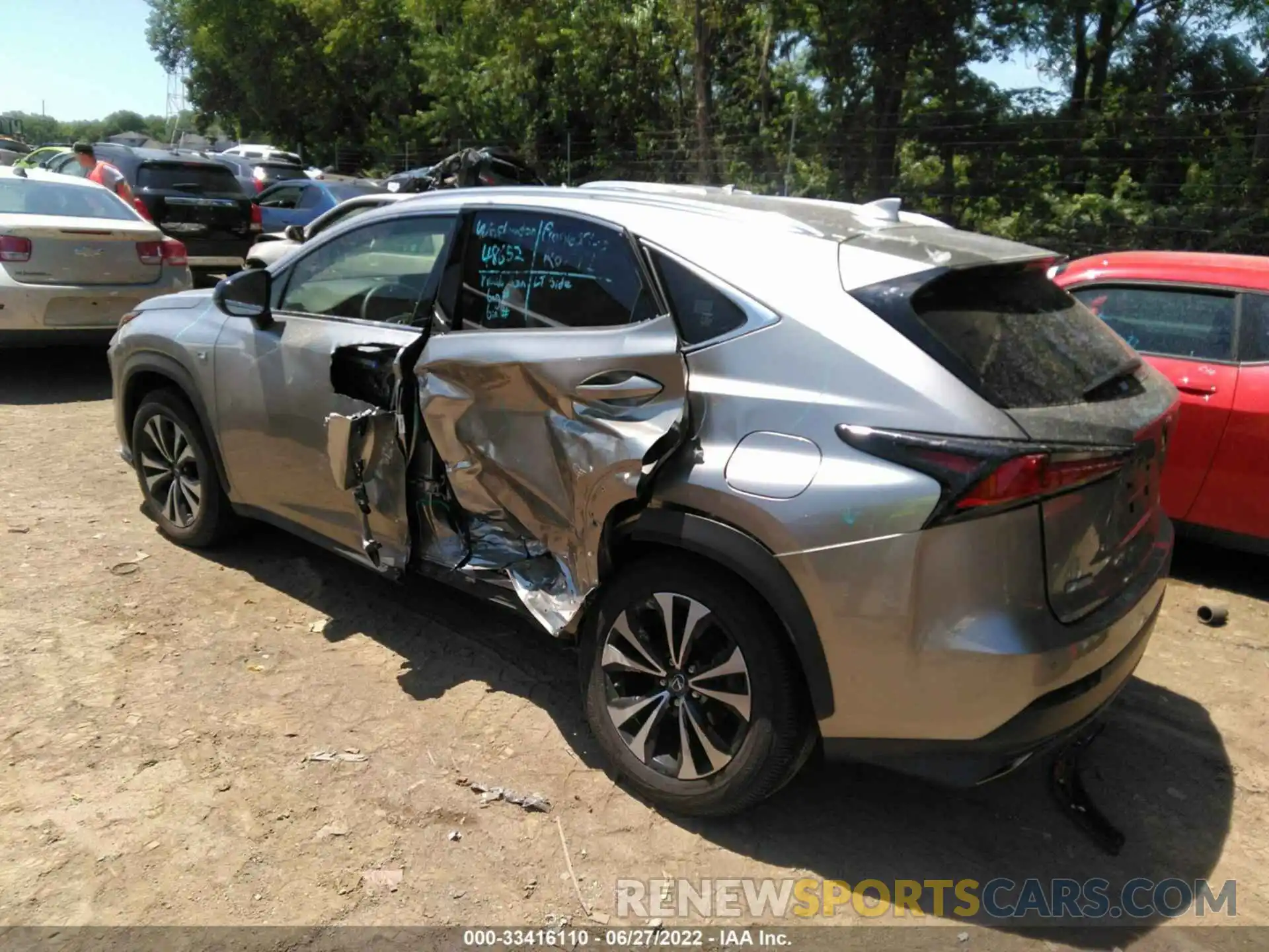 3 Photograph of a damaged car JTJSARDZ6L2235978 LEXUS NX 2020