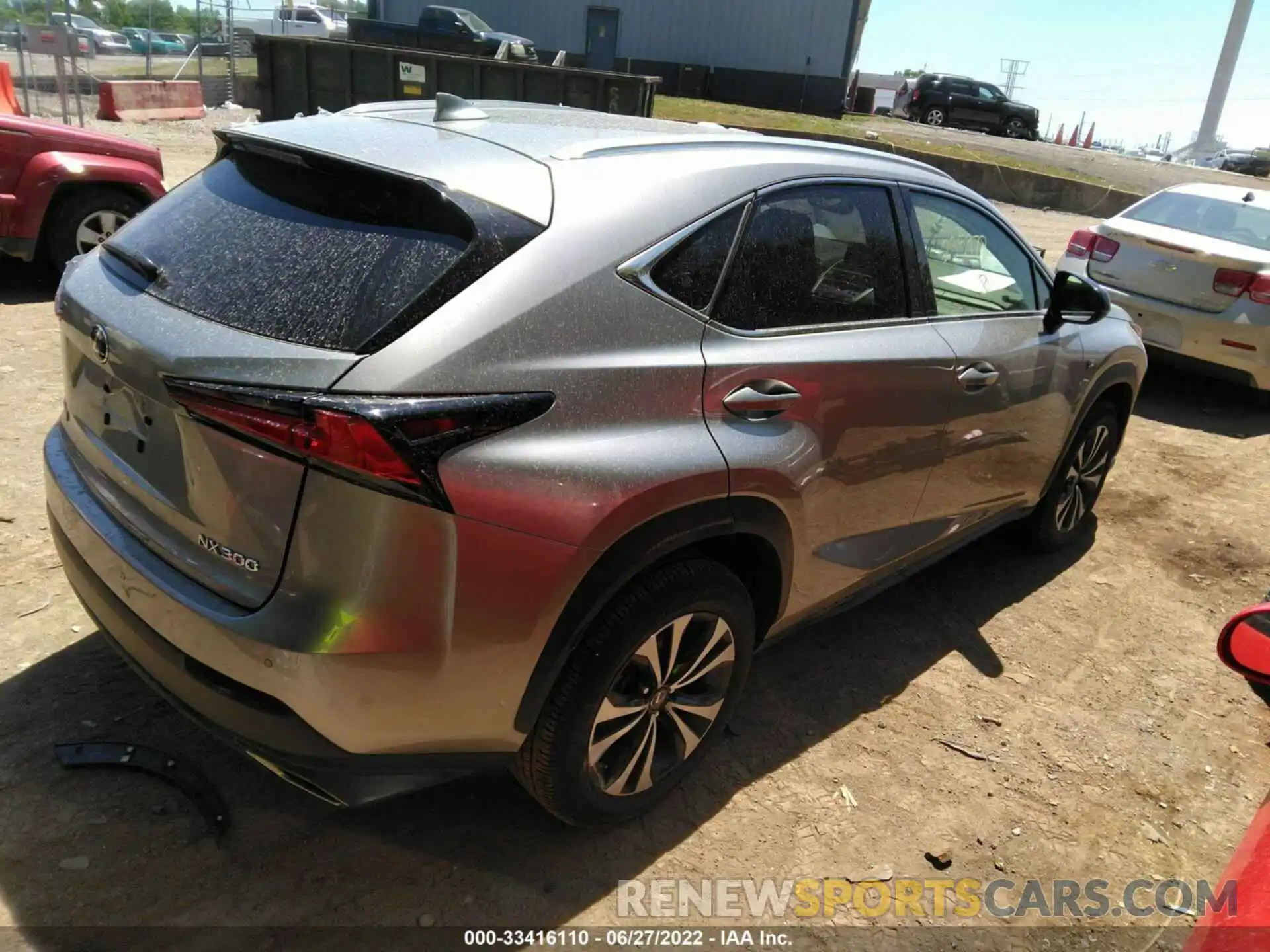 4 Photograph of a damaged car JTJSARDZ6L2235978 LEXUS NX 2020