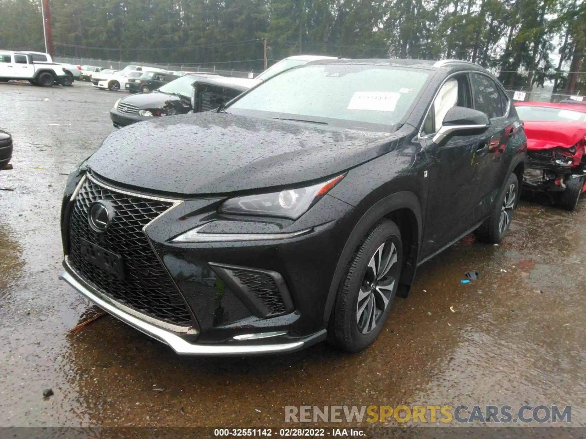 2 Фотография поврежденного автомобиля JTJSARDZ6L5005050 LEXUS NX 2020