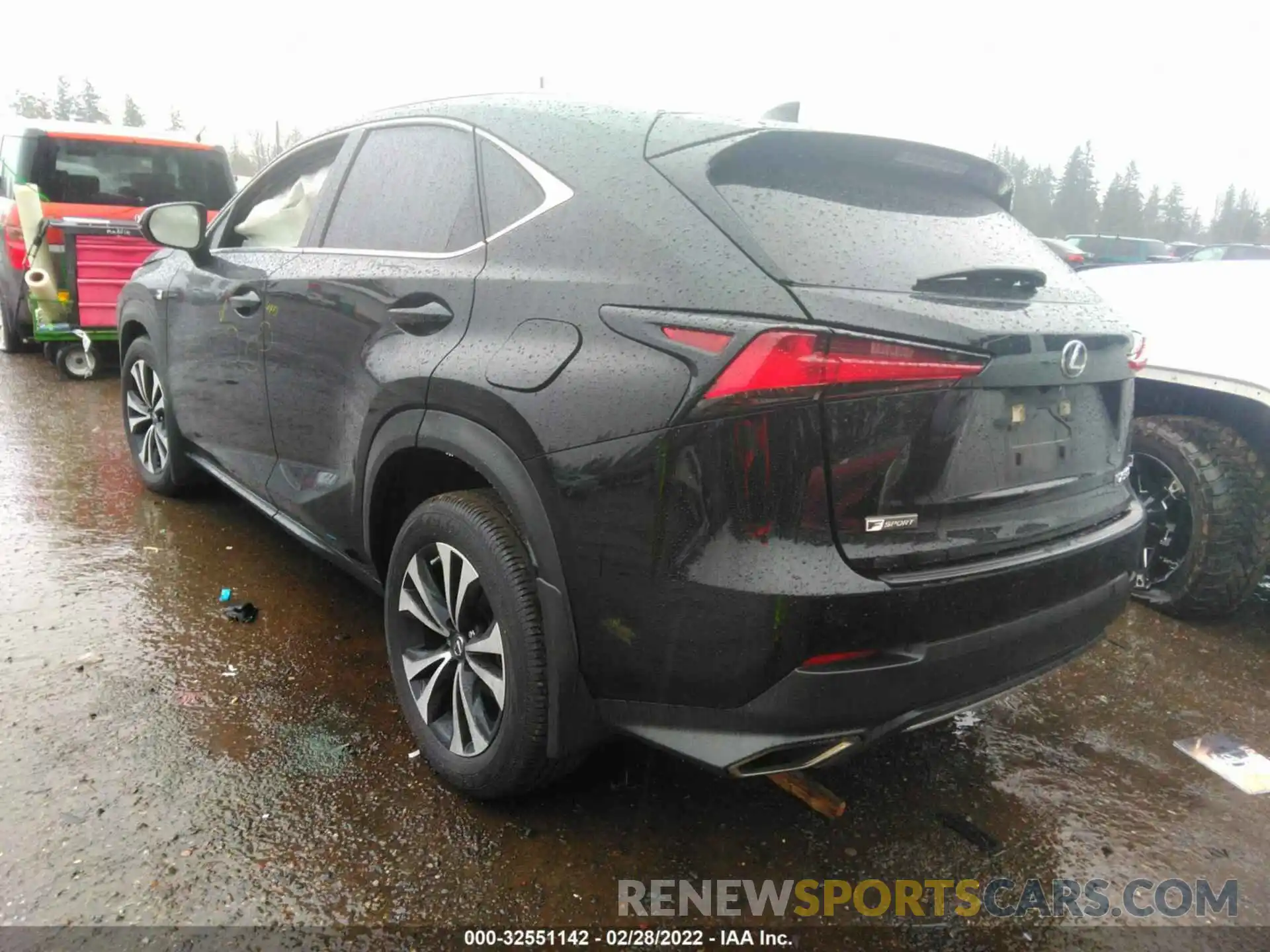 3 Фотография поврежденного автомобиля JTJSARDZ6L5005050 LEXUS NX 2020