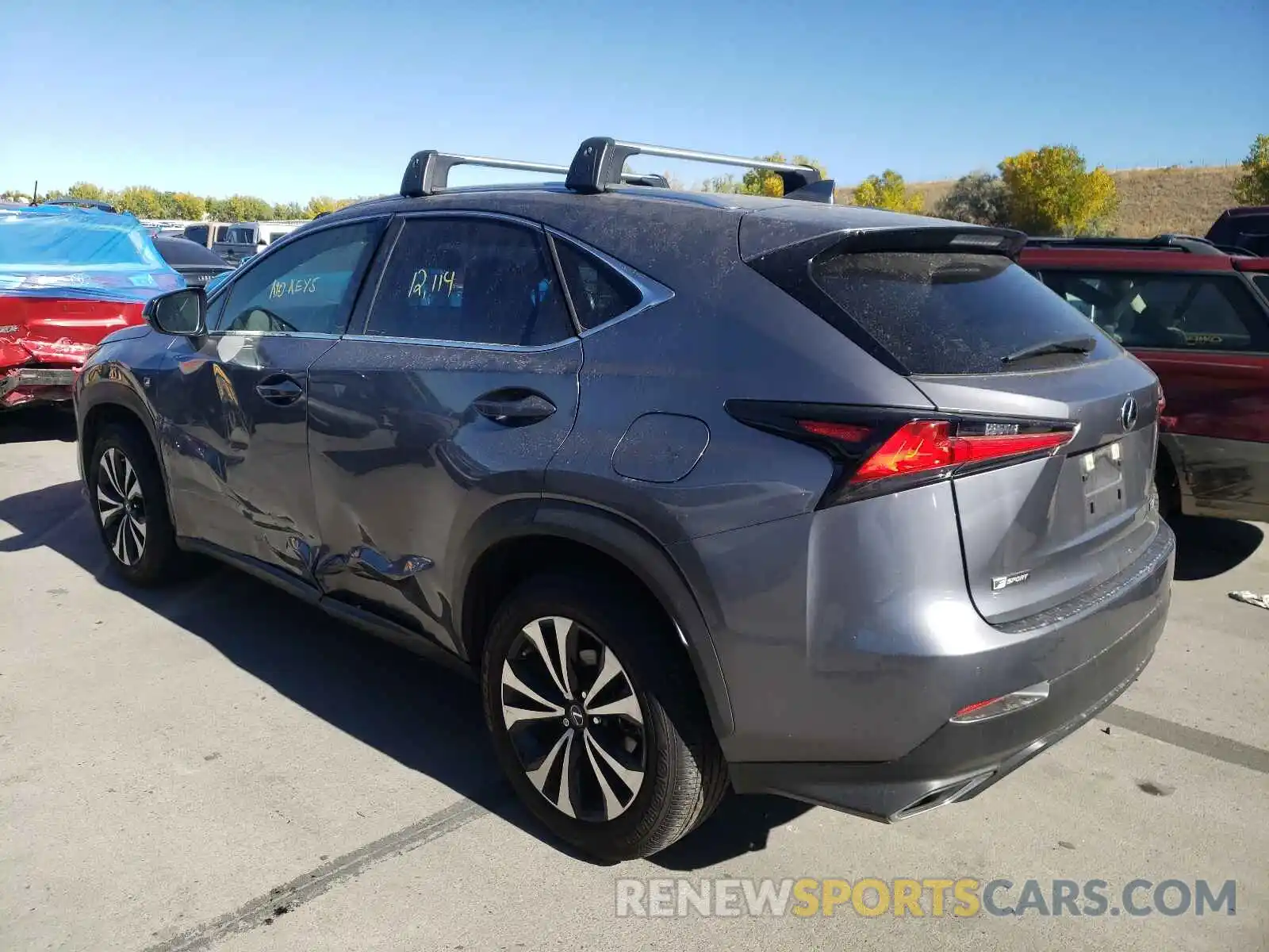 3 Фотография поврежденного автомобиля JTJSARDZ6L5010605 LEXUS NX 2020