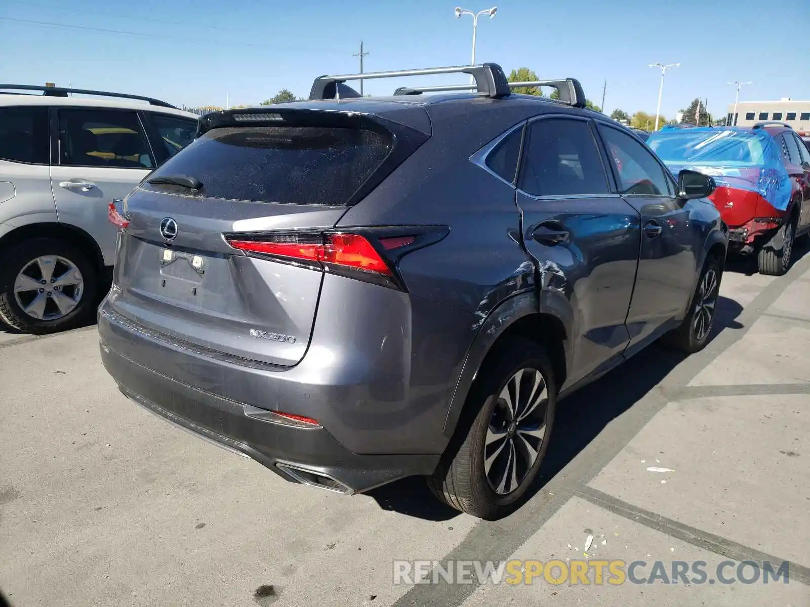 4 Photograph of a damaged car JTJSARDZ6L5010605 LEXUS NX 2020