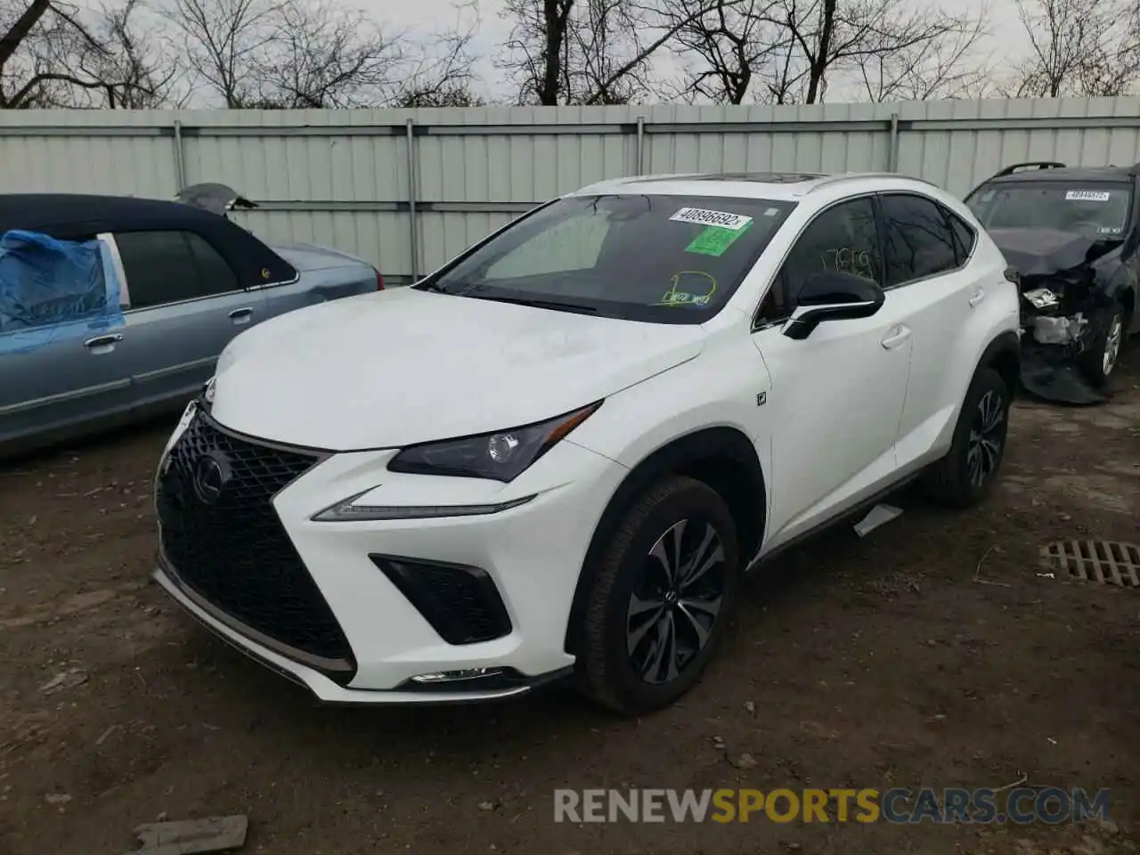 2 Фотография поврежденного автомобиля JTJSARDZ7L2232345 LEXUS NX 2020