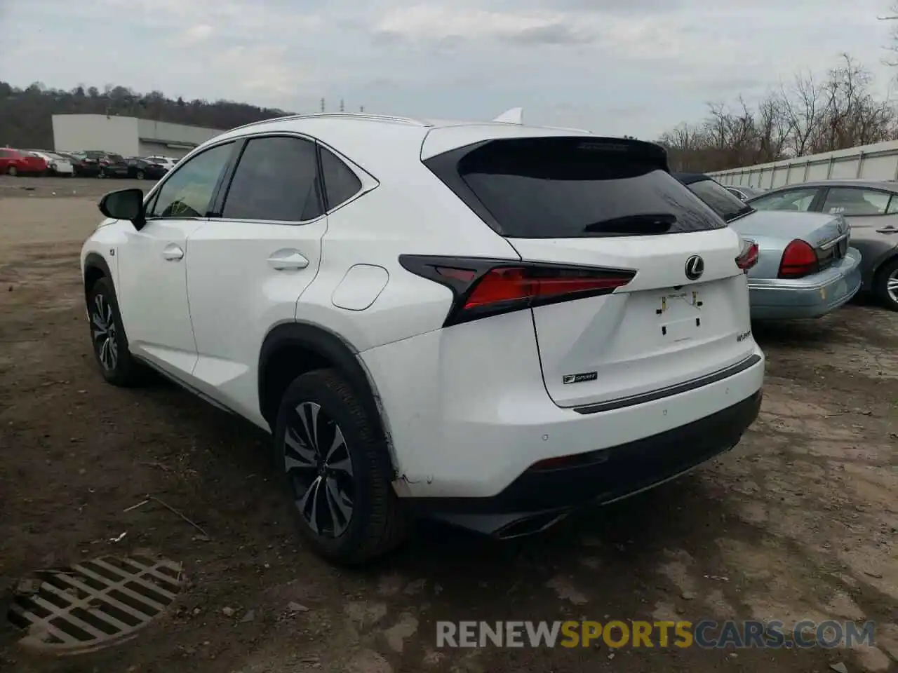 3 Фотография поврежденного автомобиля JTJSARDZ7L2232345 LEXUS NX 2020