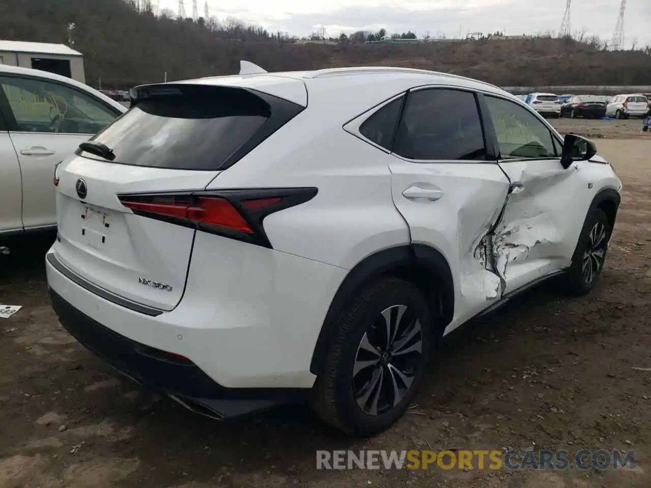 4 Фотография поврежденного автомобиля JTJSARDZ7L2232345 LEXUS NX 2020