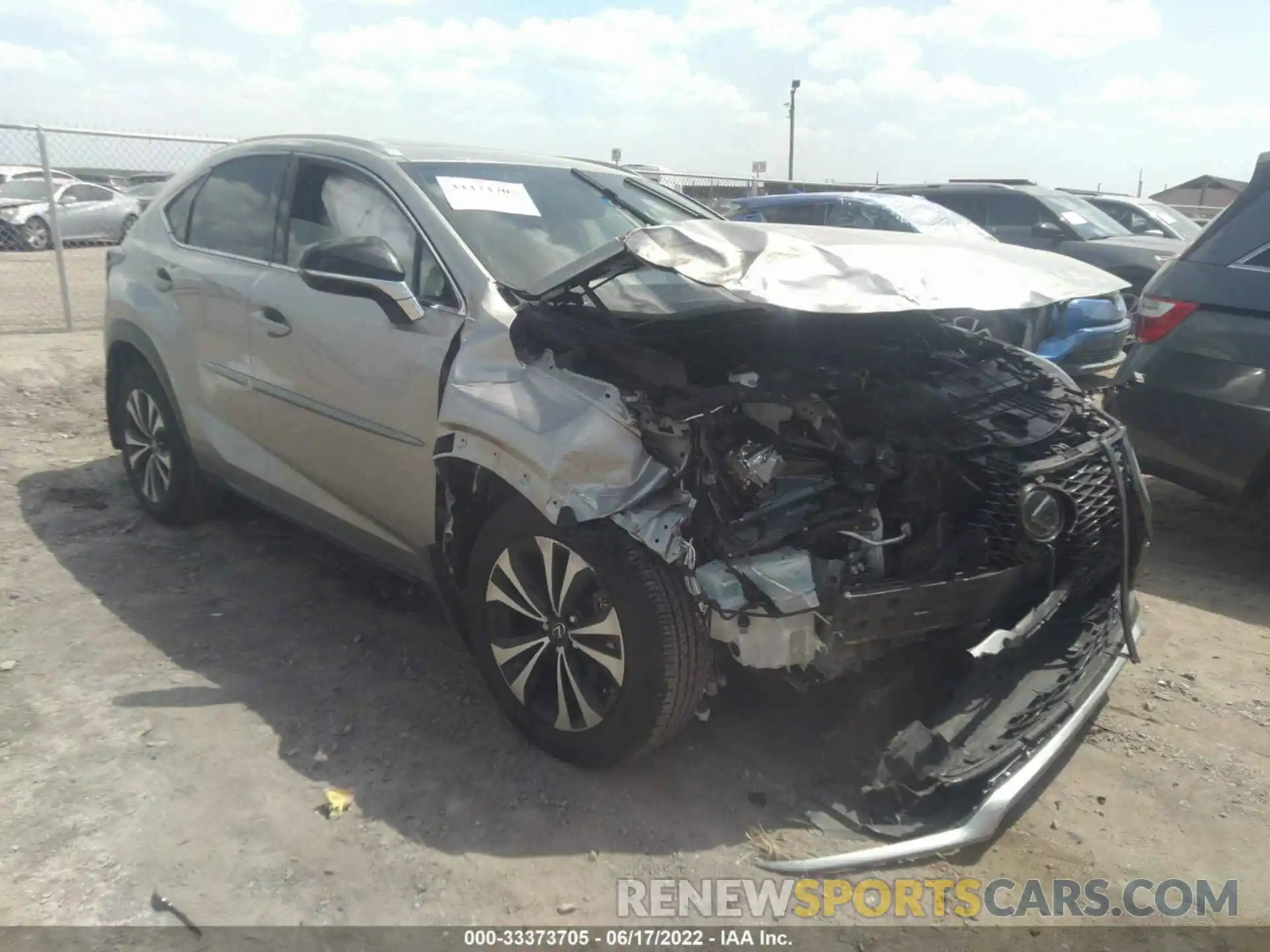 1 Photograph of a damaged car JTJSARDZ7L2235505 LEXUS NX 2020