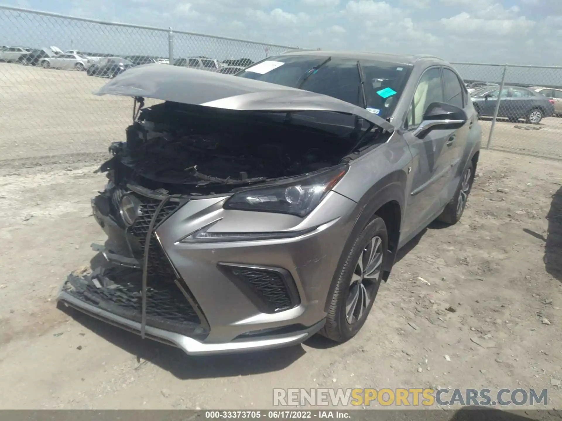 2 Photograph of a damaged car JTJSARDZ7L2235505 LEXUS NX 2020