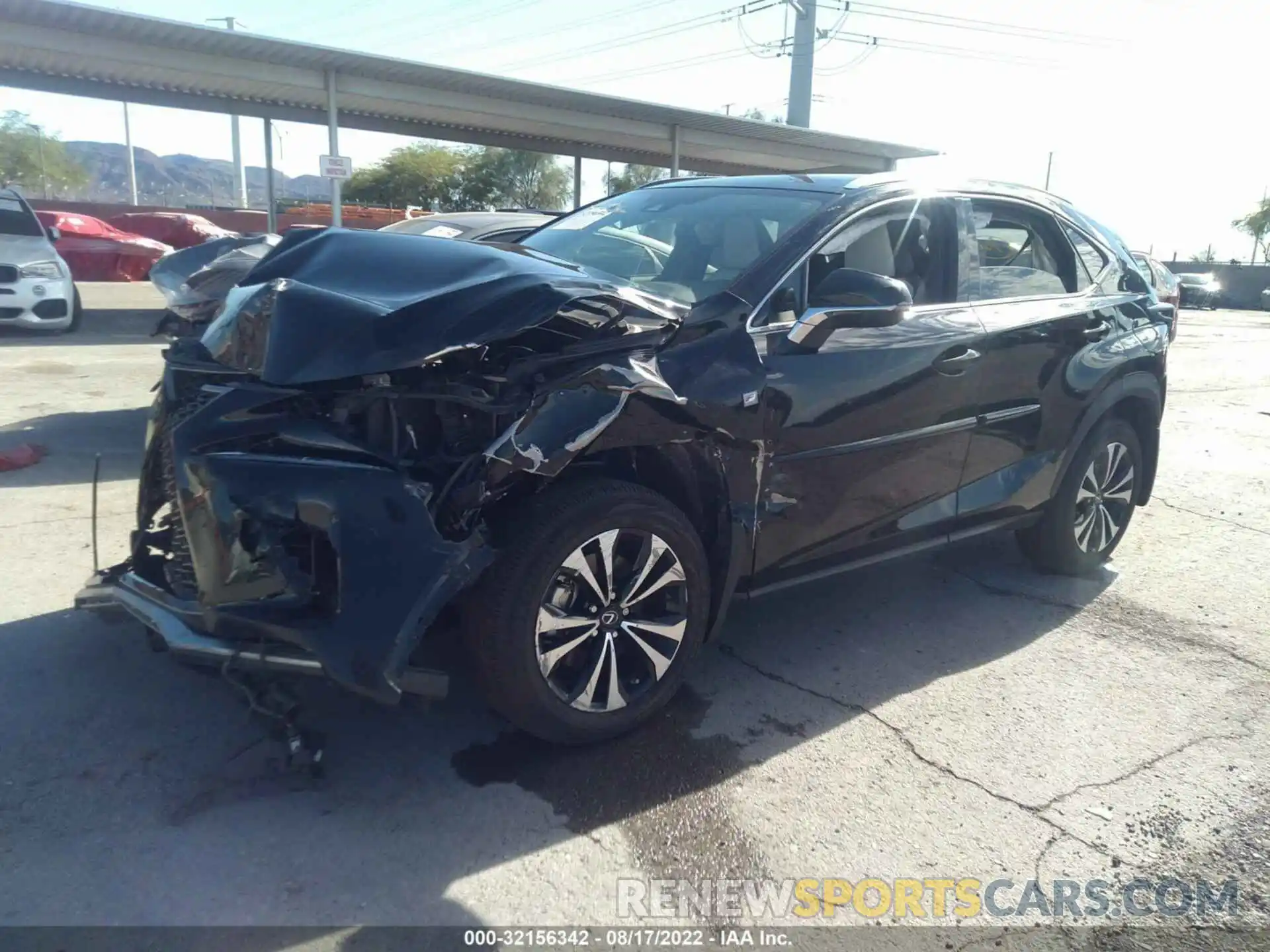 2 Photograph of a damaged car JTJSARDZ7L2235648 LEXUS NX 2020