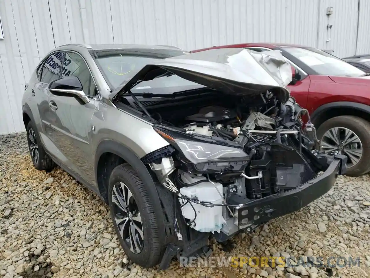 1 Photograph of a damaged car JTJSARDZ8L2220317 LEXUS NX 2020