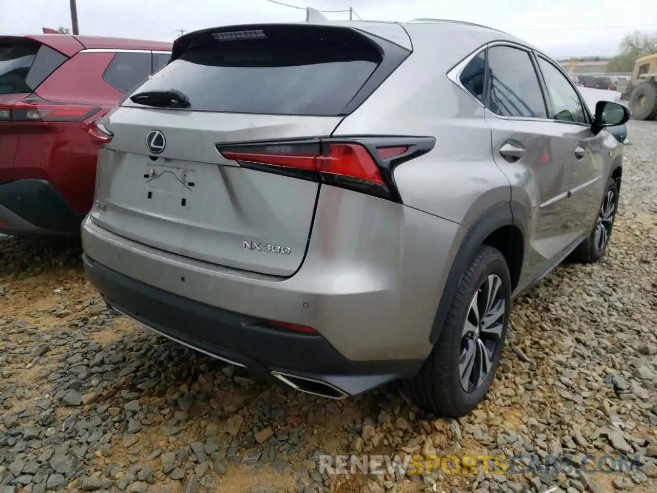 4 Фотография поврежденного автомобиля JTJSARDZ8L2220317 LEXUS NX 2020