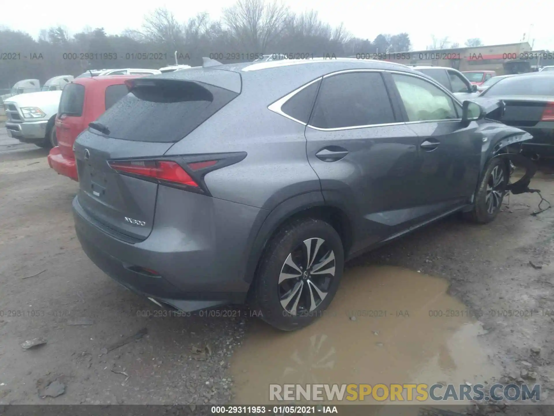 4 Photograph of a damaged car JTJSARDZ8L2222021 LEXUS NX 2020