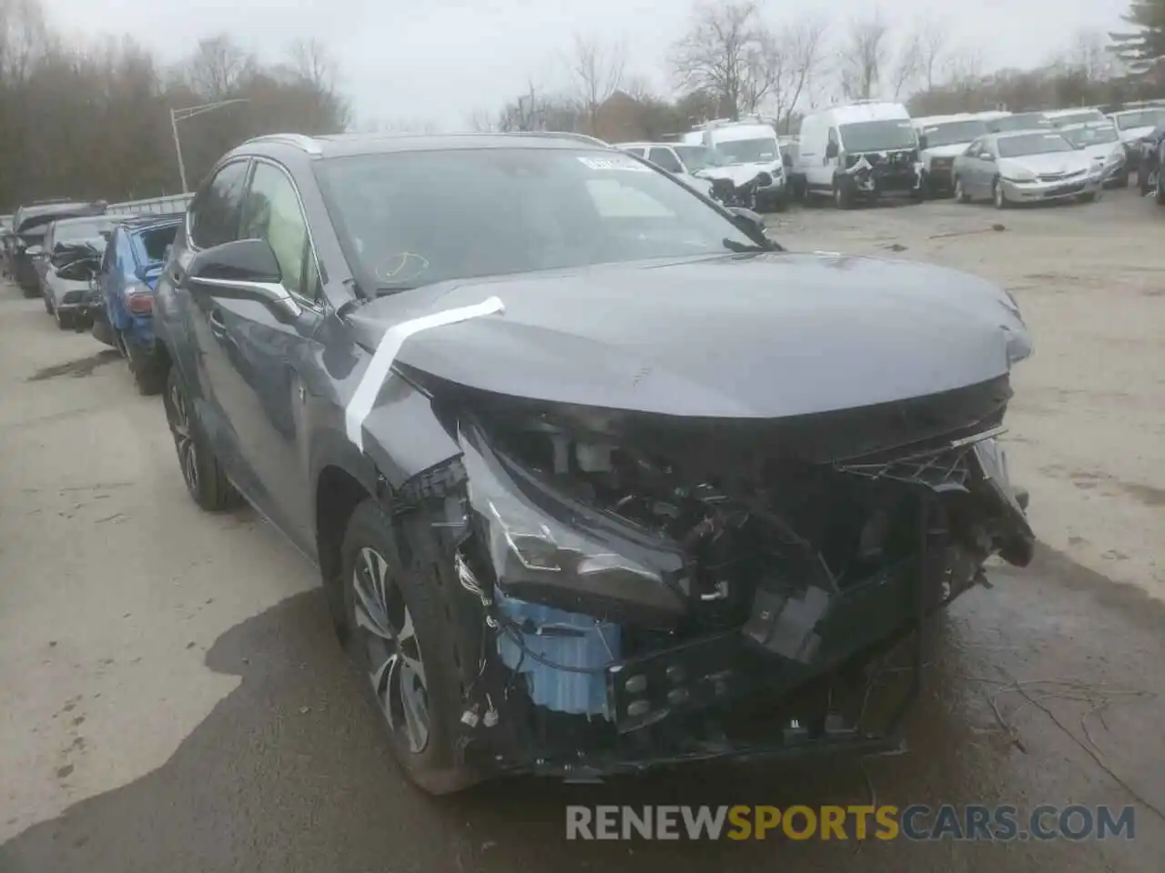 1 Photograph of a damaged car JTJSARDZ8L2233973 LEXUS NX 2020