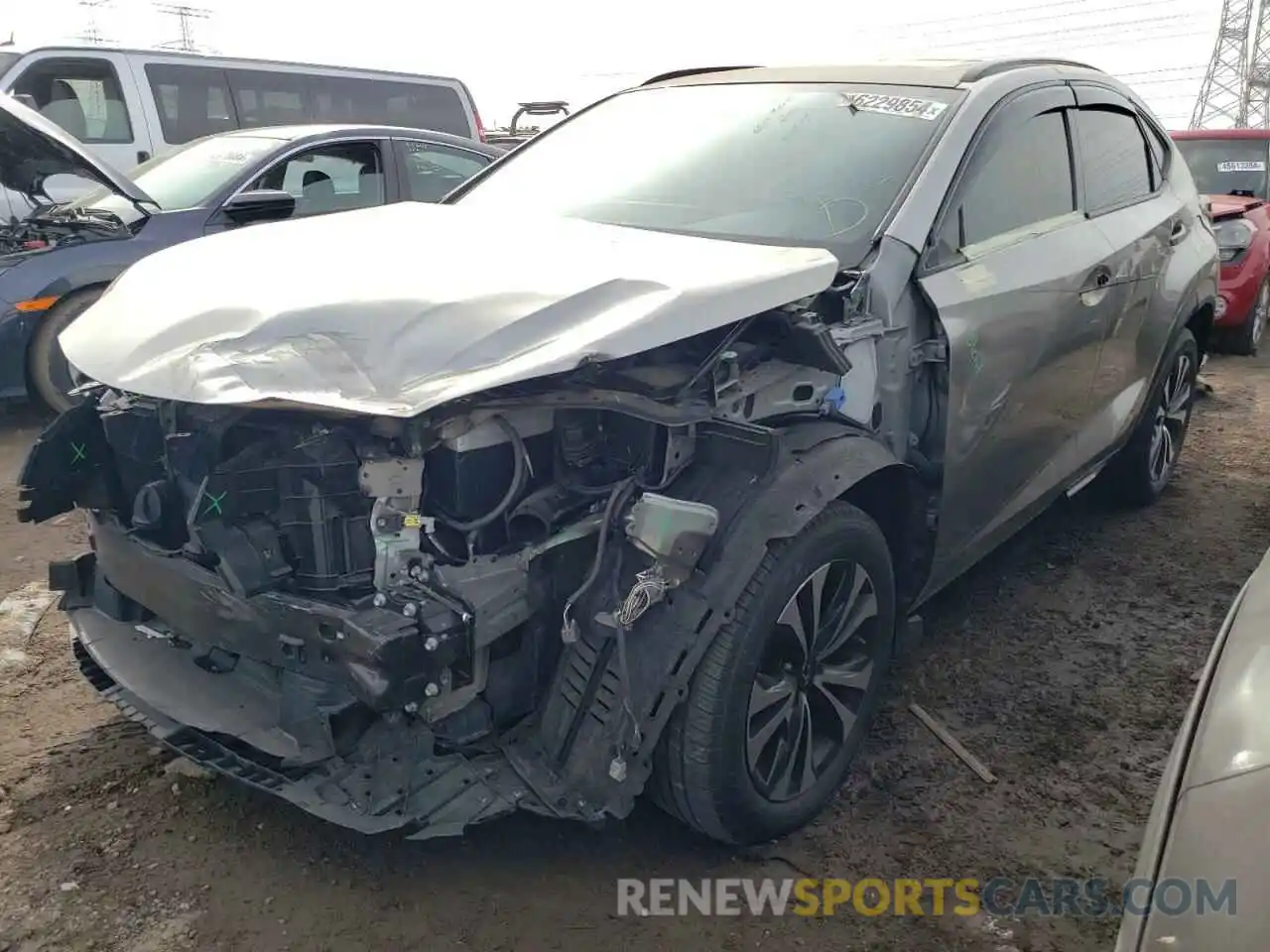 1 Photograph of a damaged car JTJSARDZ8L5001498 LEXUS NX 2020