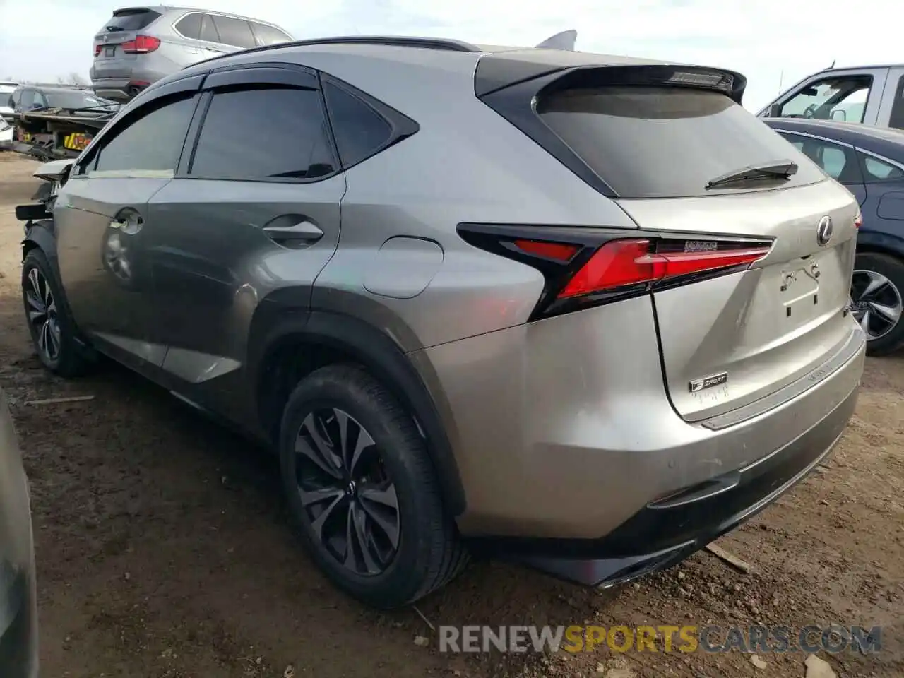 2 Фотография поврежденного автомобиля JTJSARDZ8L5001498 LEXUS NX 2020