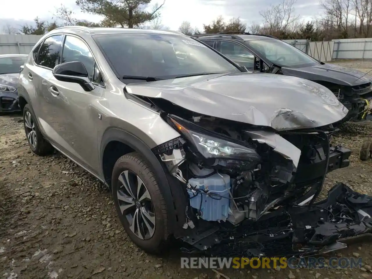 1 Photograph of a damaged car JTJSARDZ8L5002439 LEXUS NX 2020