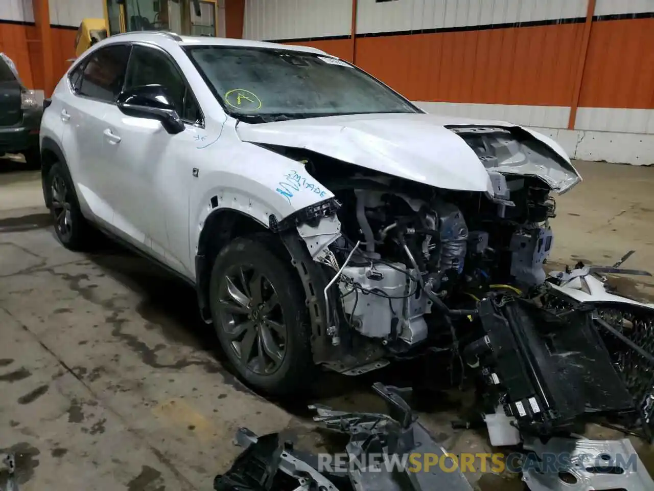 1 Photograph of a damaged car JTJSARDZ8L5005115 LEXUS NX 2020