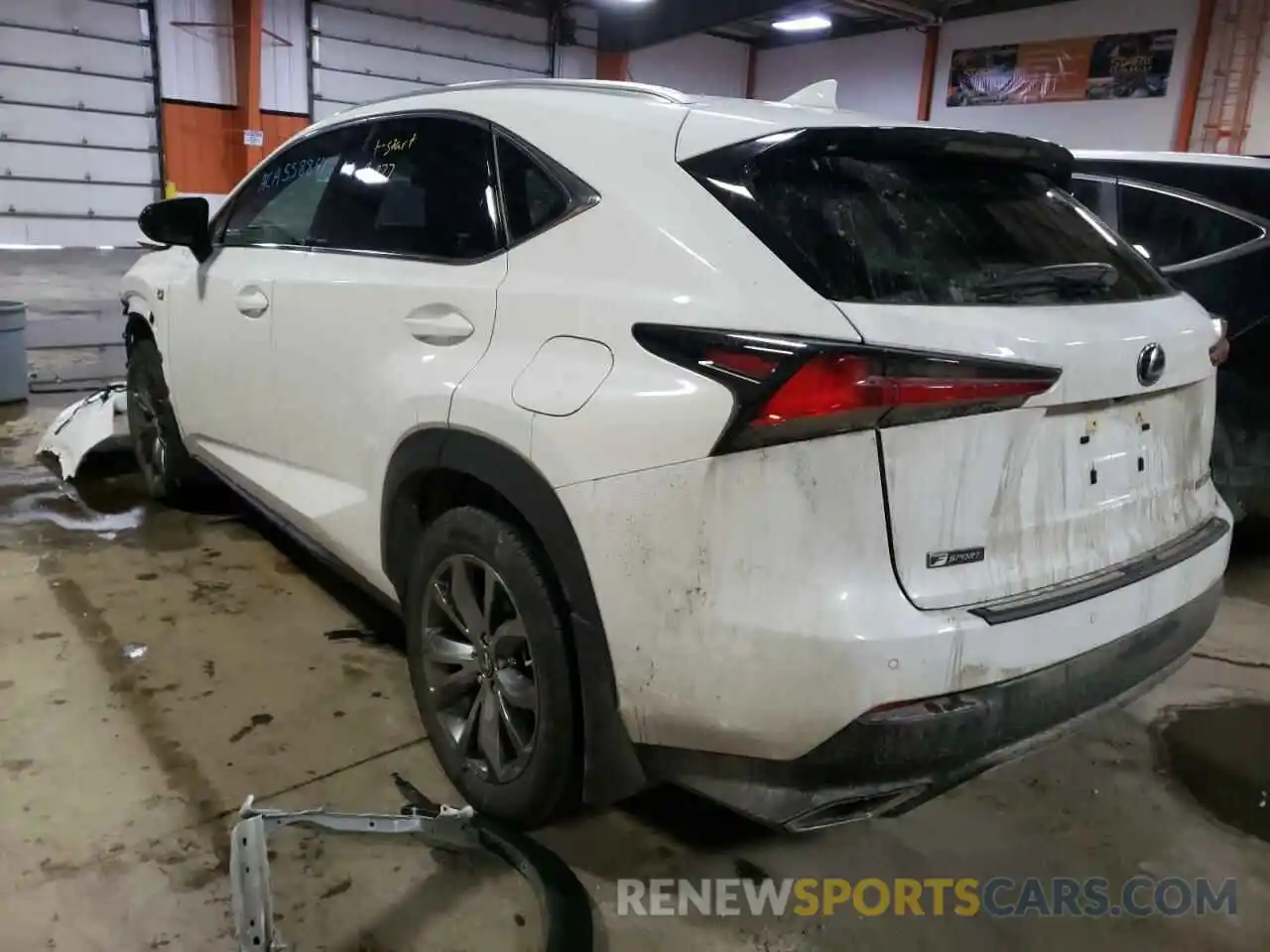 3 Photograph of a damaged car JTJSARDZ8L5005115 LEXUS NX 2020