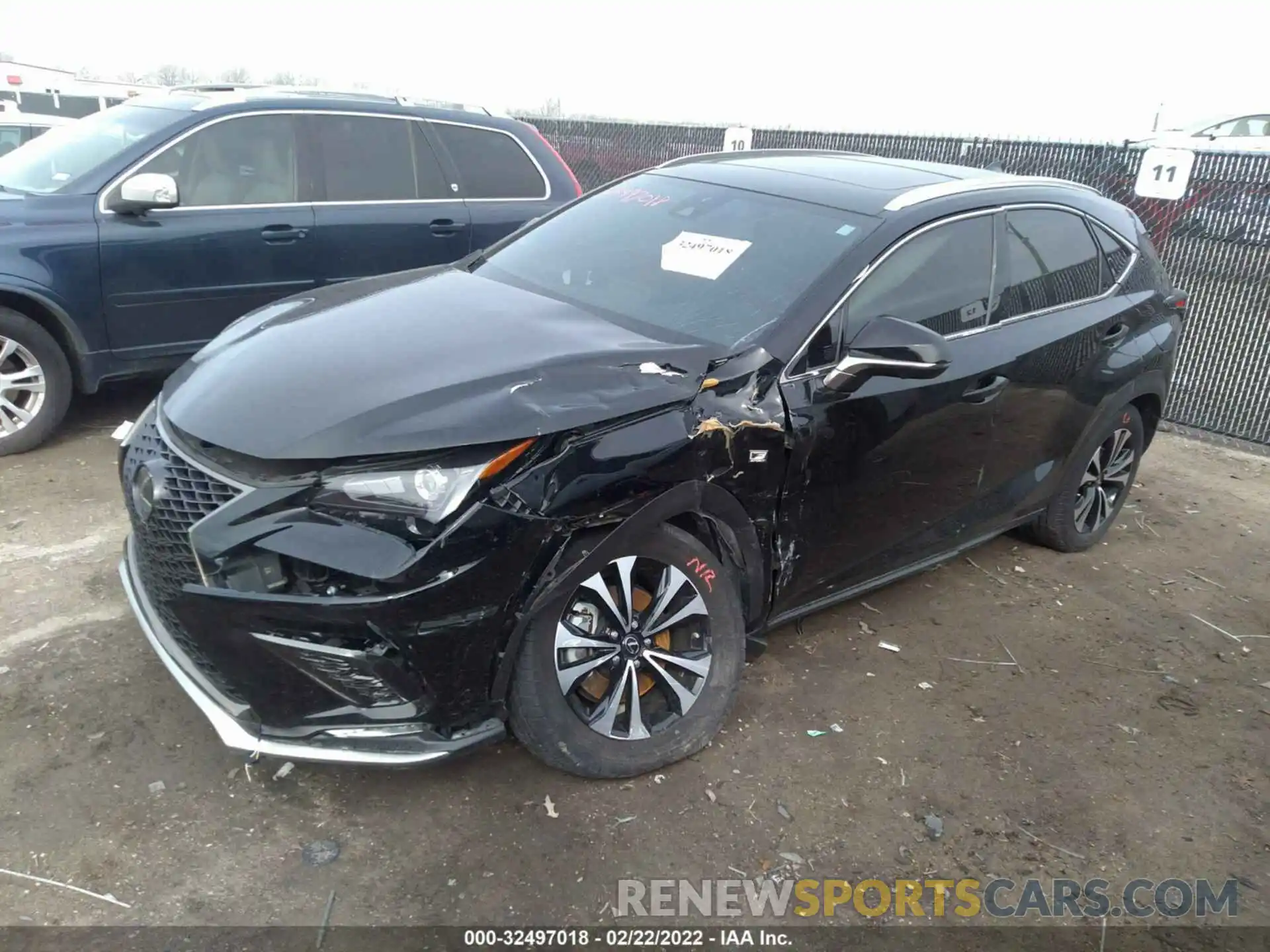 2 Фотография поврежденного автомобиля JTJSARDZ9L5004832 LEXUS NX 2020