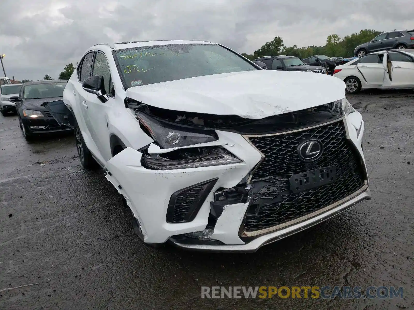 1 Photograph of a damaged car JTJSARDZ9L5011814 LEXUS NX 2020