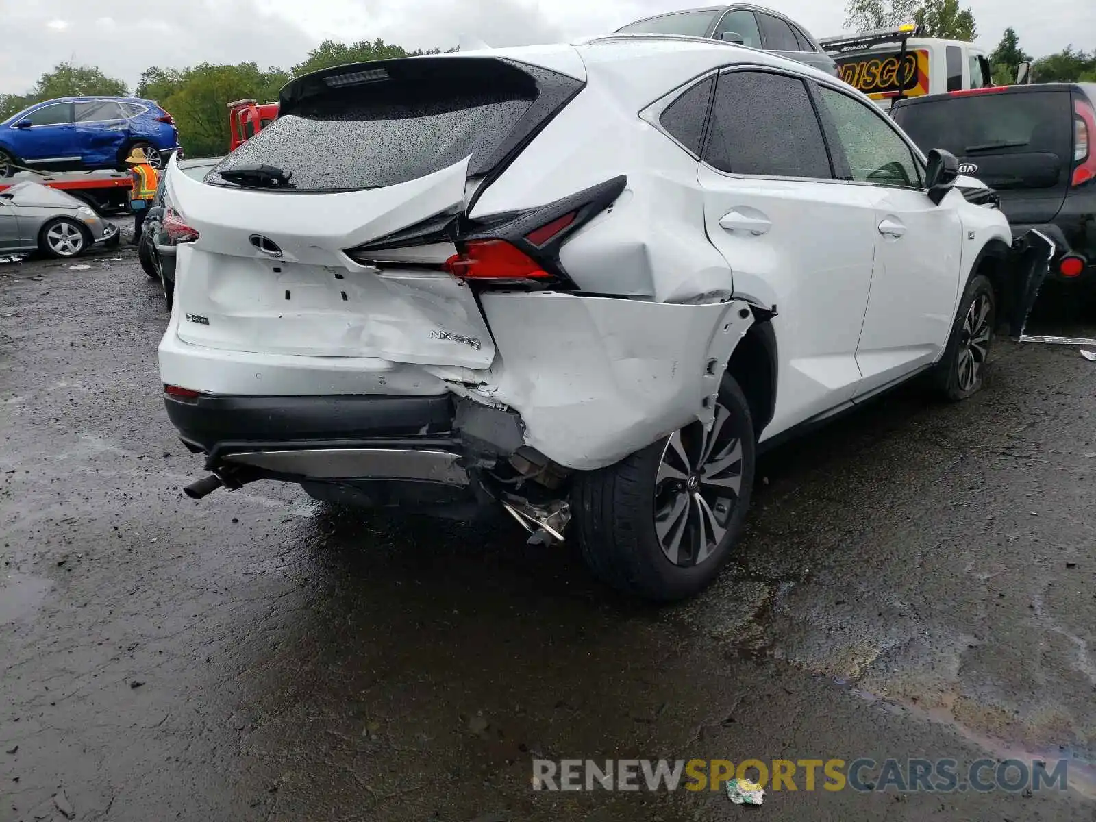 4 Photograph of a damaged car JTJSARDZ9L5011814 LEXUS NX 2020