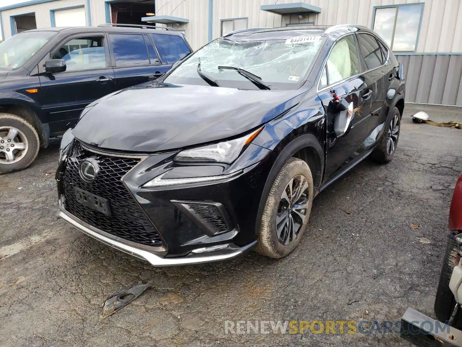 2 Photograph of a damaged car JTJSARDZXL2219850 LEXUS NX 2020