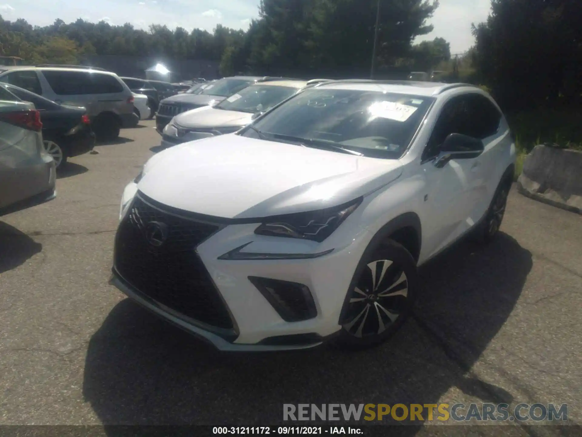 2 Photograph of a damaged car JTJSARDZXL2233795 LEXUS NX 2020