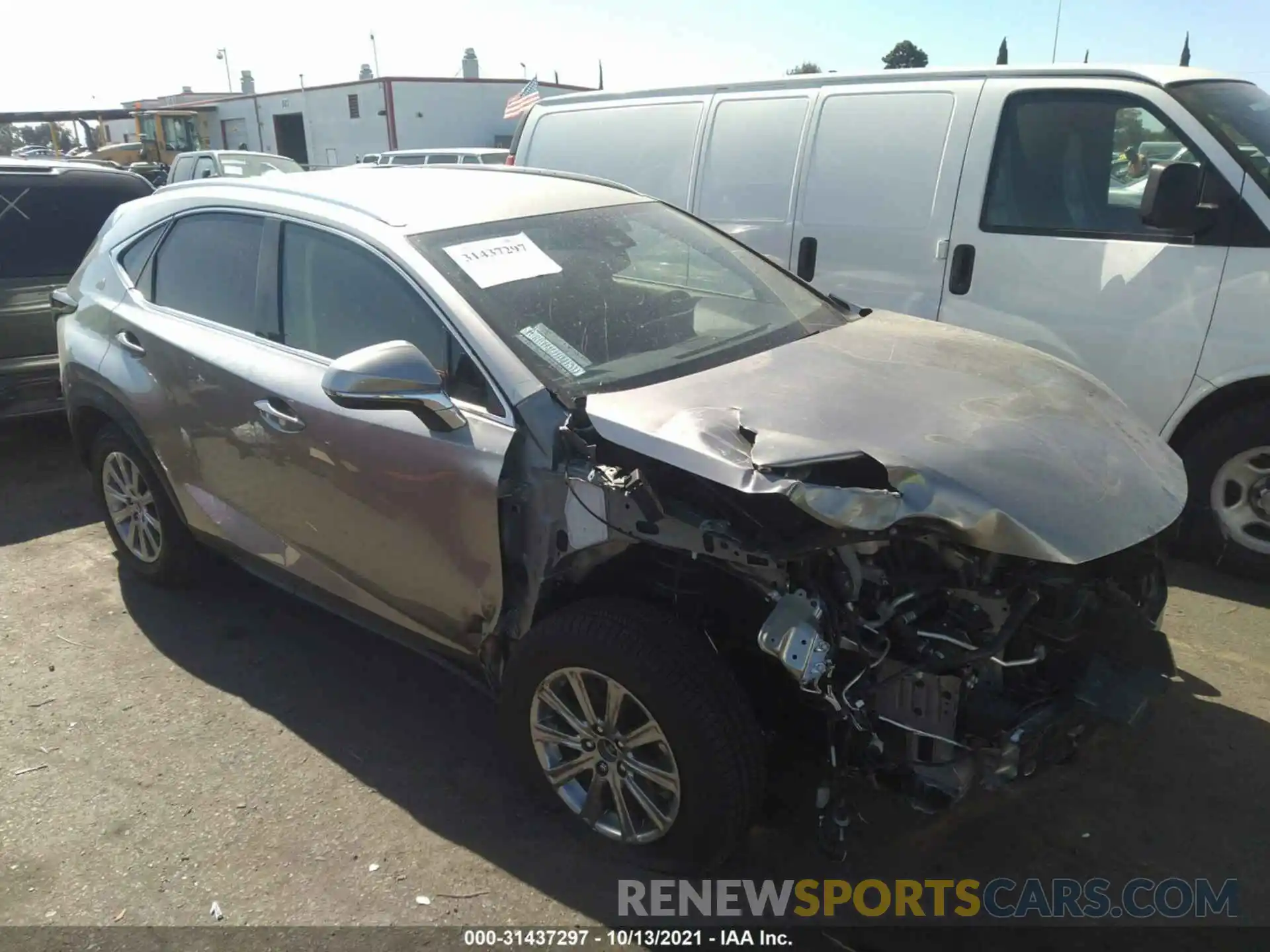 1 Photograph of a damaged car JTJDARBZ0M2187973 LEXUS NX 2021