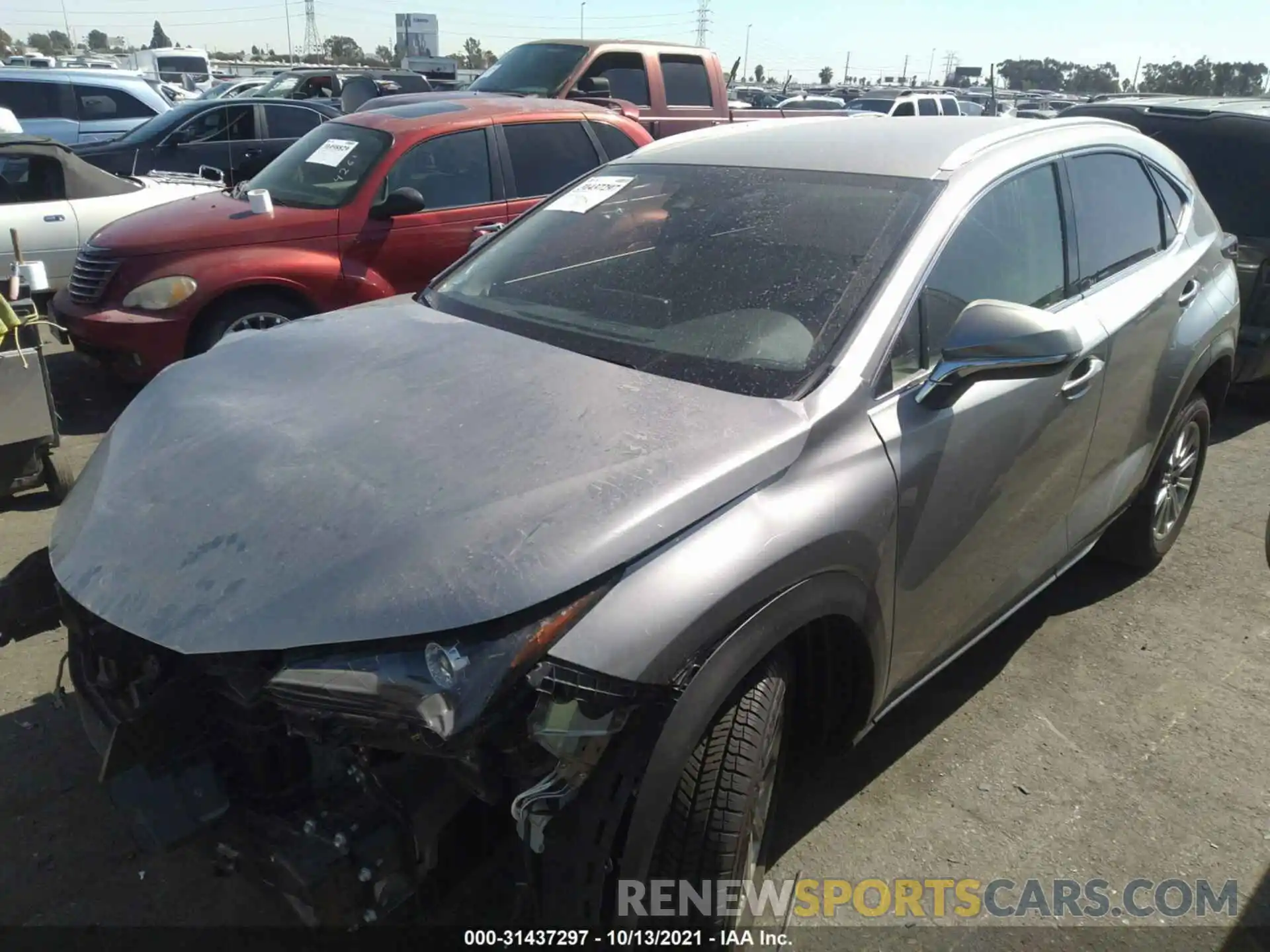 2 Photograph of a damaged car JTJDARBZ0M2187973 LEXUS NX 2021