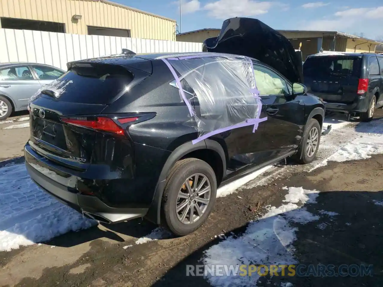 4 Фотография поврежденного автомобиля JTJDARBZ0M2192431 LEXUS NX 2021