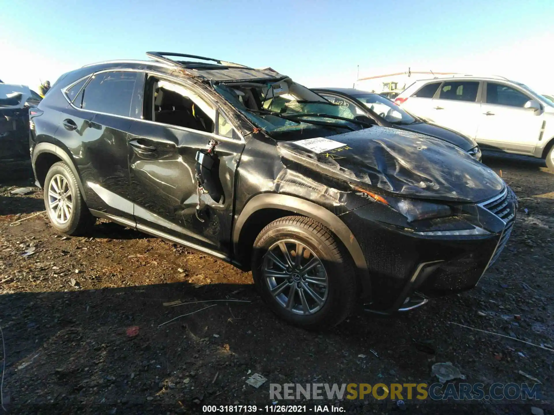 1 Photograph of a damaged car JTJDARBZ0M2197029 LEXUS NX 2021