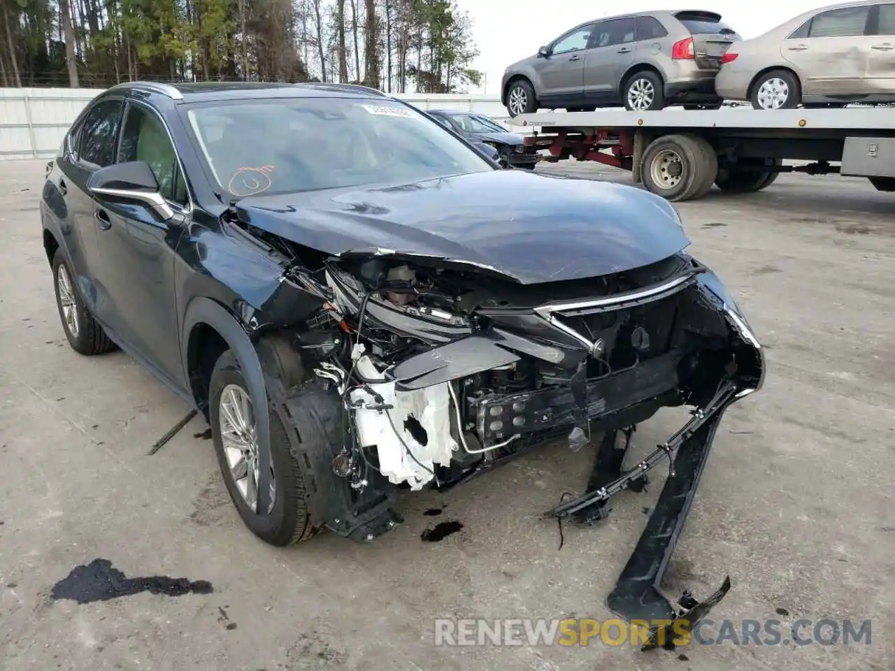 1 Photograph of a damaged car JTJDARBZ0M2197158 LEXUS NX 2021