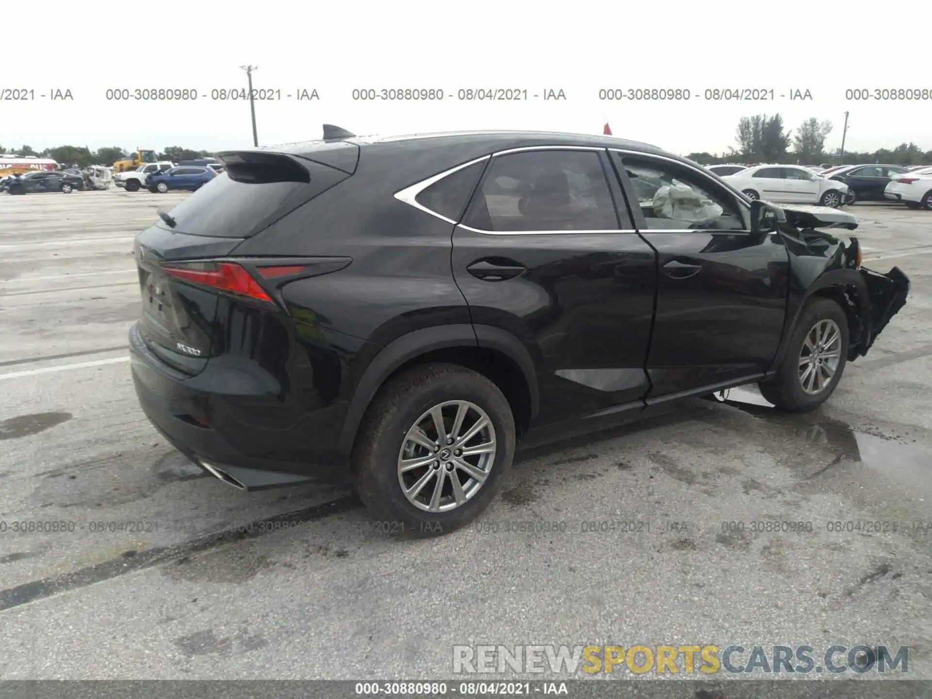 4 Фотография поврежденного автомобиля JTJDARBZ0M2197273 LEXUS NX 2021