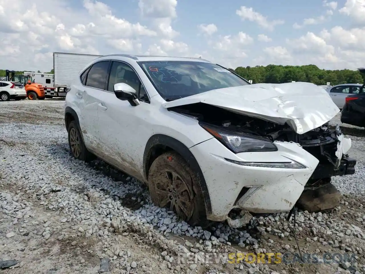 1 Photograph of a damaged car JTJDARBZ0M5032208 LEXUS NX 2021