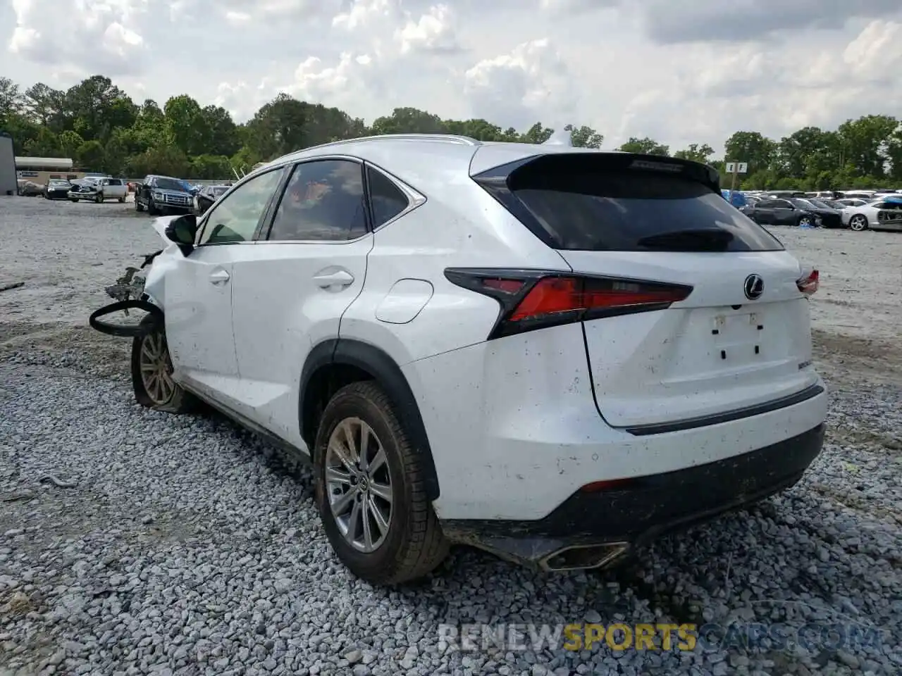 3 Фотография поврежденного автомобиля JTJDARBZ0M5032208 LEXUS NX 2021