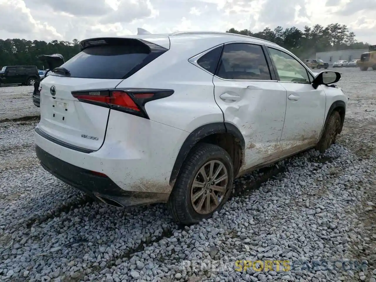 4 Фотография поврежденного автомобиля JTJDARBZ0M5032208 LEXUS NX 2021