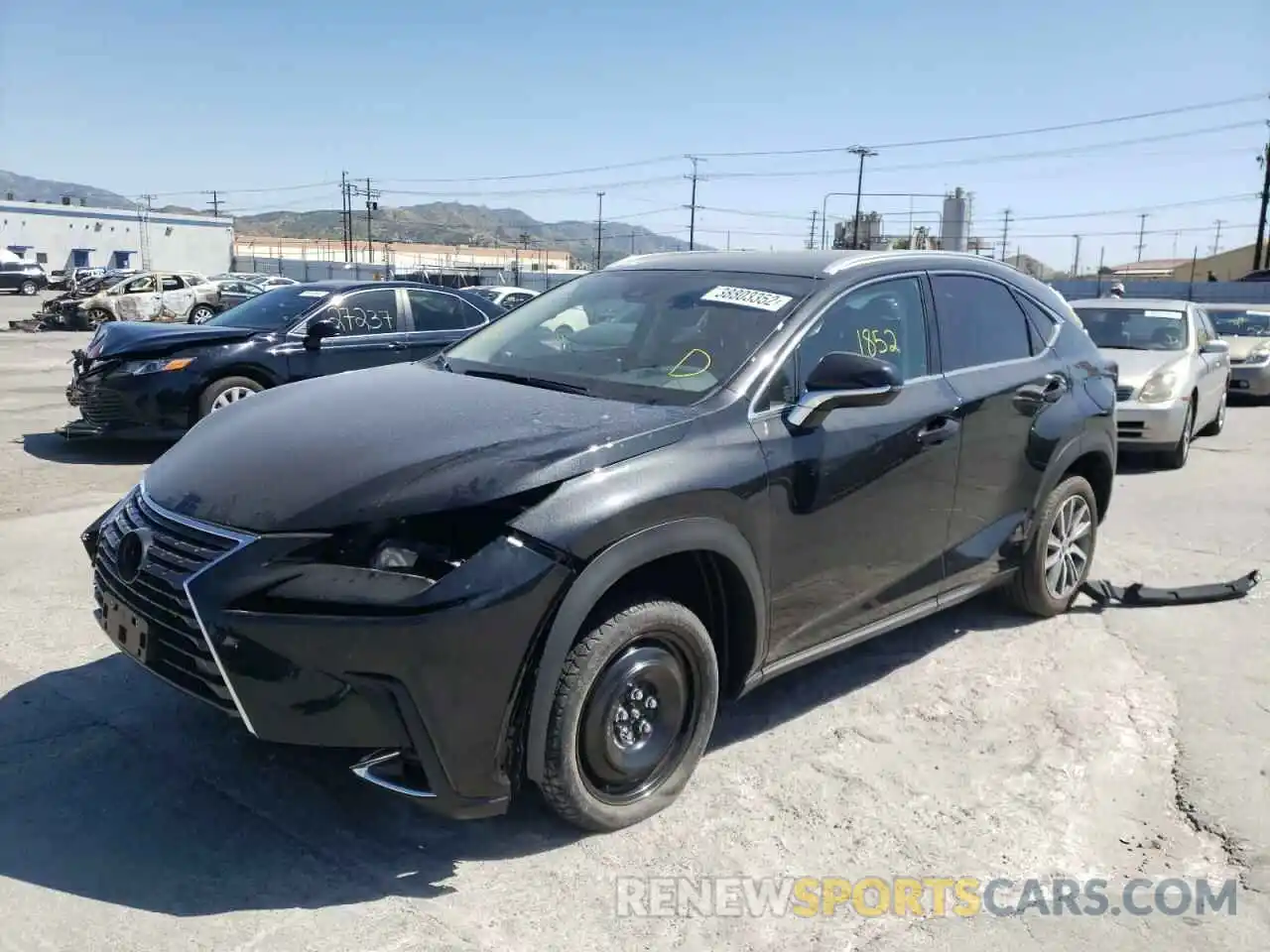 2 Фотография поврежденного автомобиля JTJDARBZ0M5035819 LEXUS NX 2021