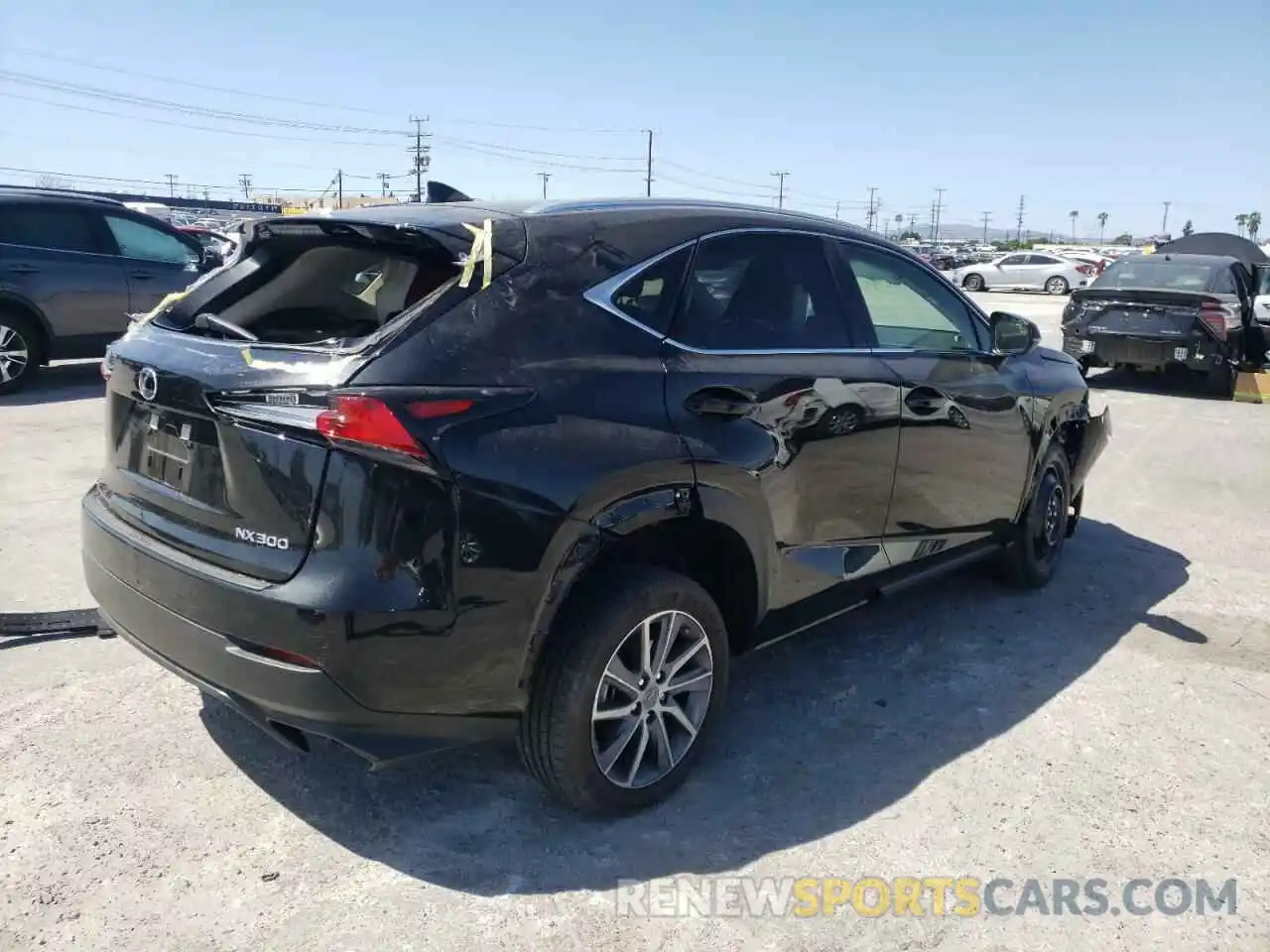 4 Фотография поврежденного автомобиля JTJDARBZ0M5035819 LEXUS NX 2021