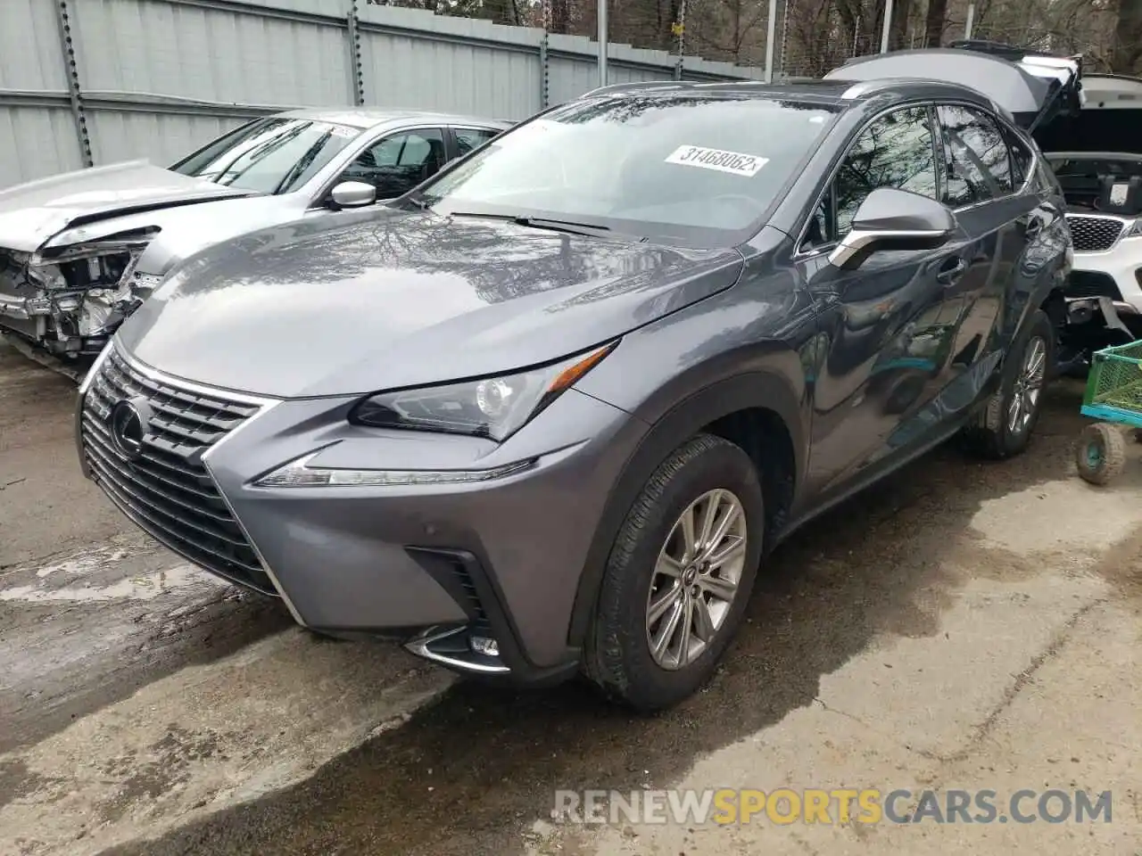 2 Фотография поврежденного автомобиля JTJDARBZ1M2179400 LEXUS NX 2021