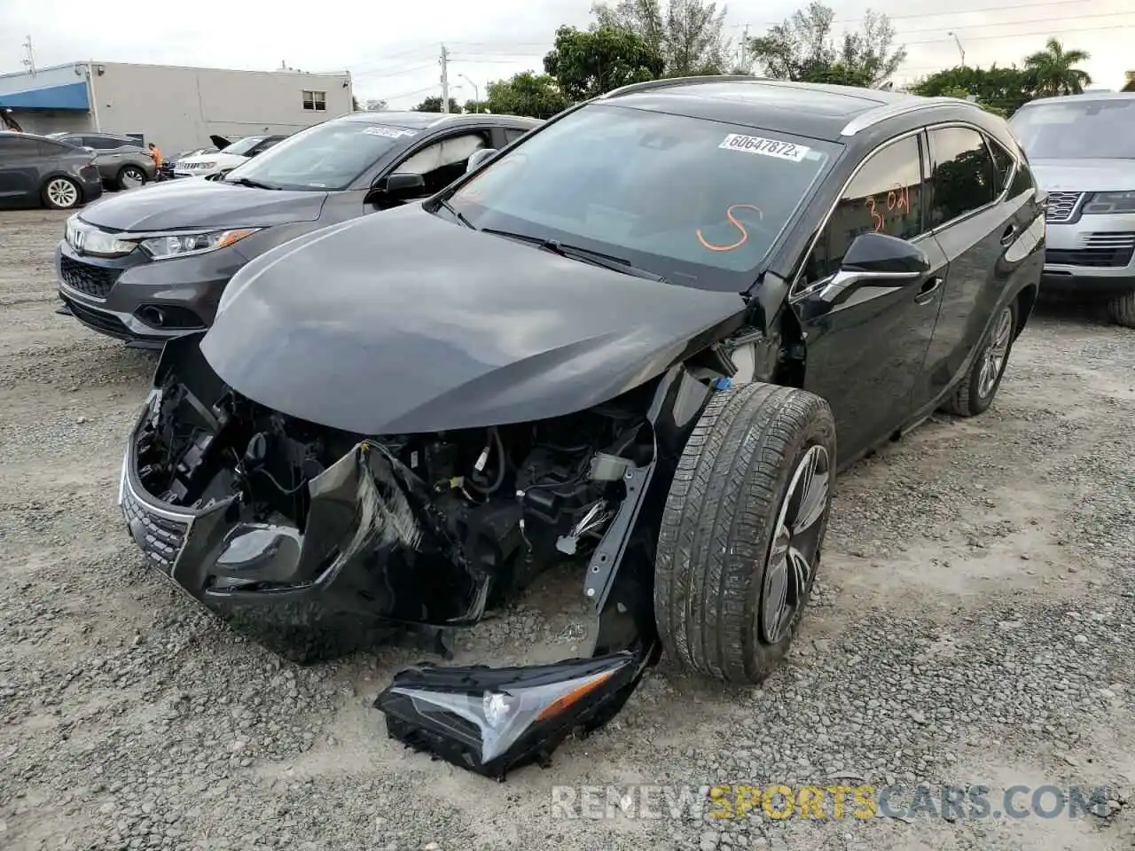 2 Photograph of a damaged car JTJDARBZ1M2184449 LEXUS NX 2021