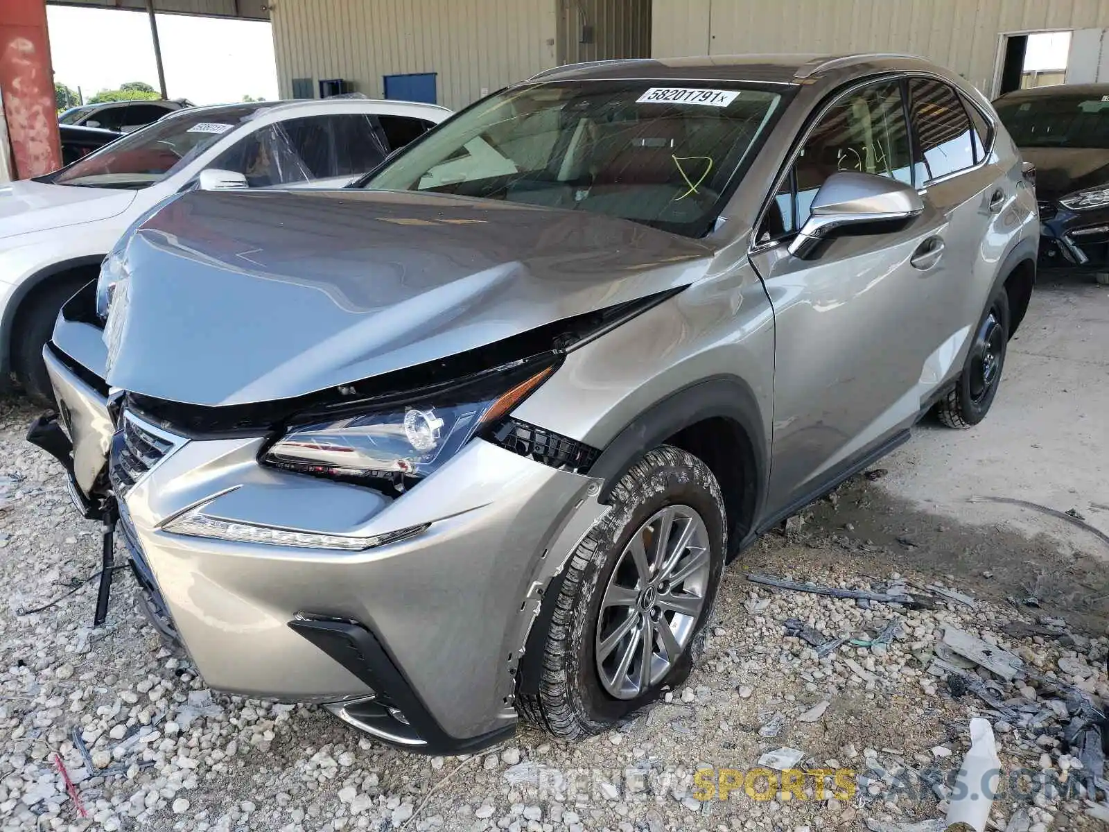 2 Фотография поврежденного автомобиля JTJDARBZ1M2187173 LEXUS NX 2021