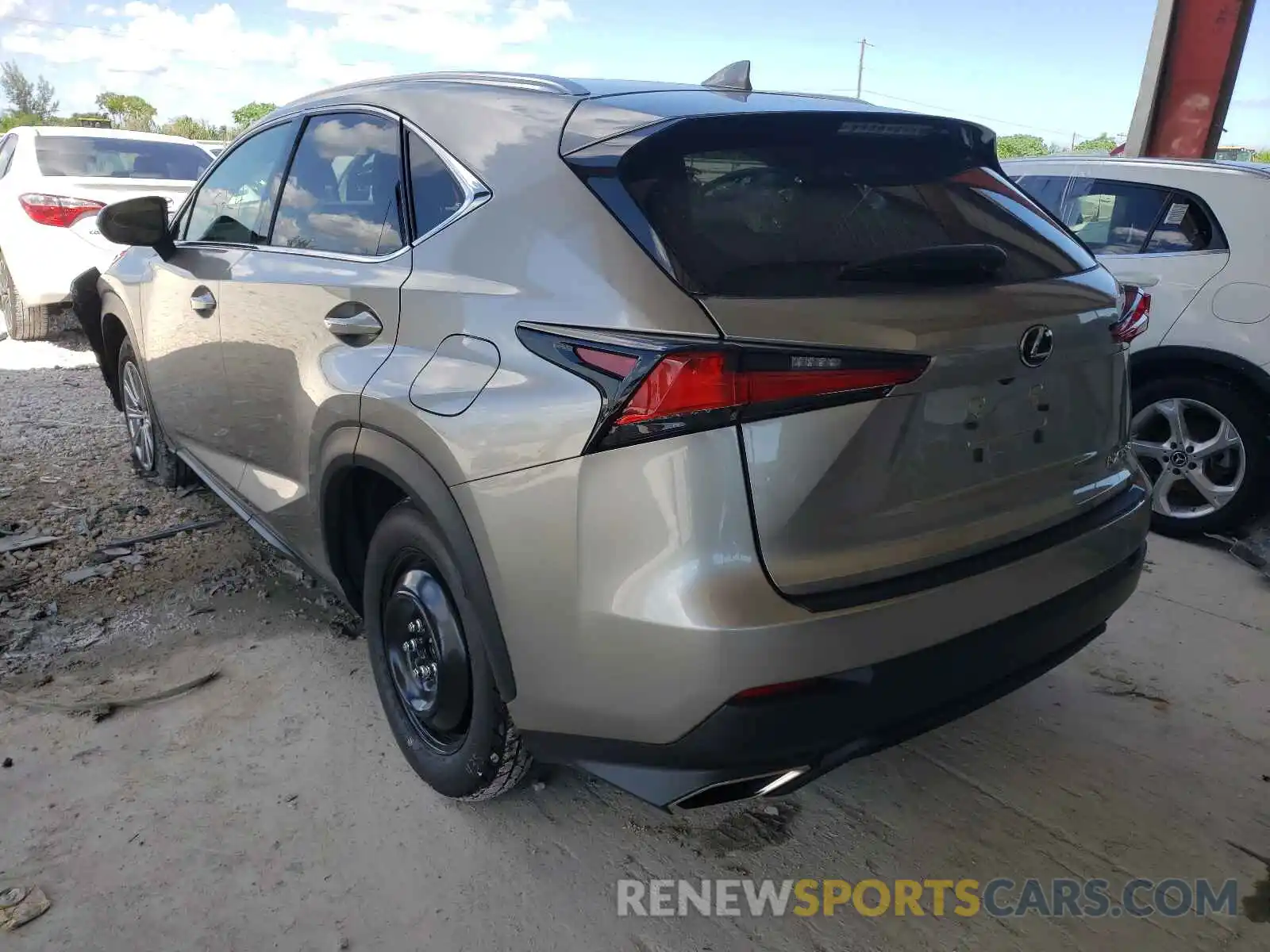 3 Фотография поврежденного автомобиля JTJDARBZ1M2187173 LEXUS NX 2021