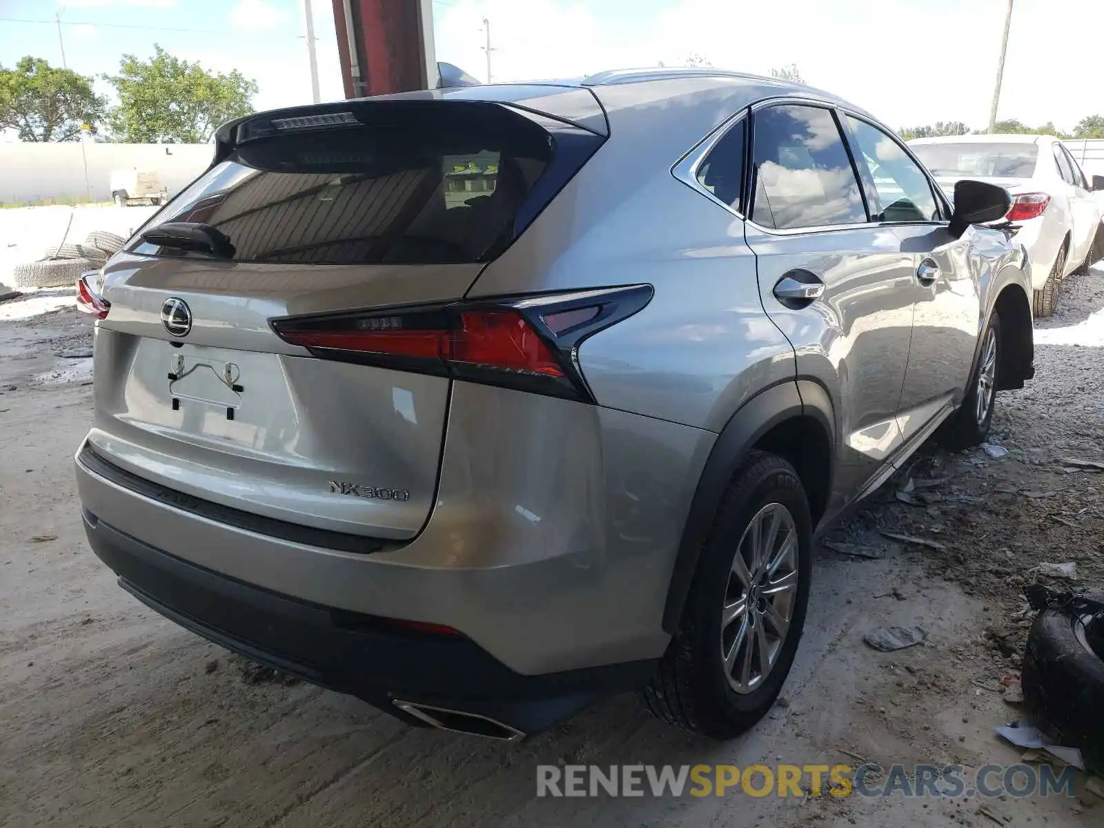 4 Фотография поврежденного автомобиля JTJDARBZ1M2187173 LEXUS NX 2021