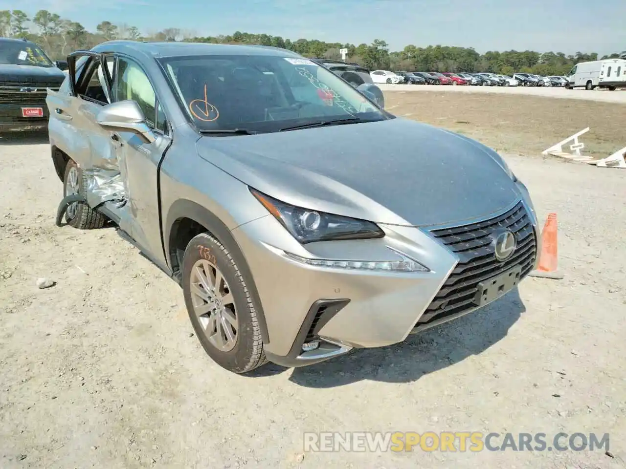 1 Photograph of a damaged car JTJDARBZ1M2189585 LEXUS NX 2021