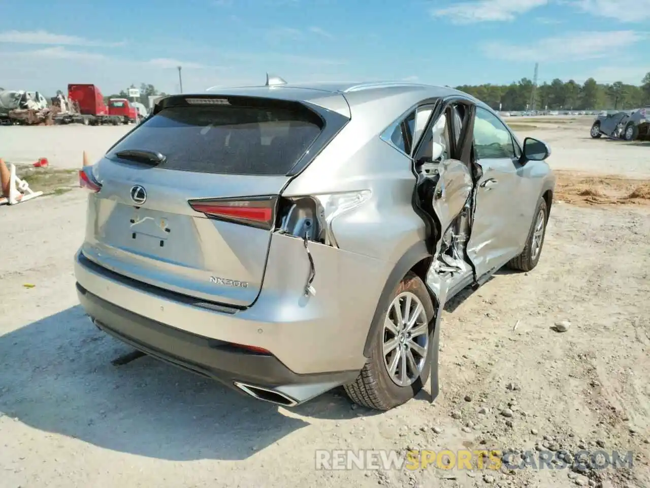 4 Фотография поврежденного автомобиля JTJDARBZ1M2189585 LEXUS NX 2021