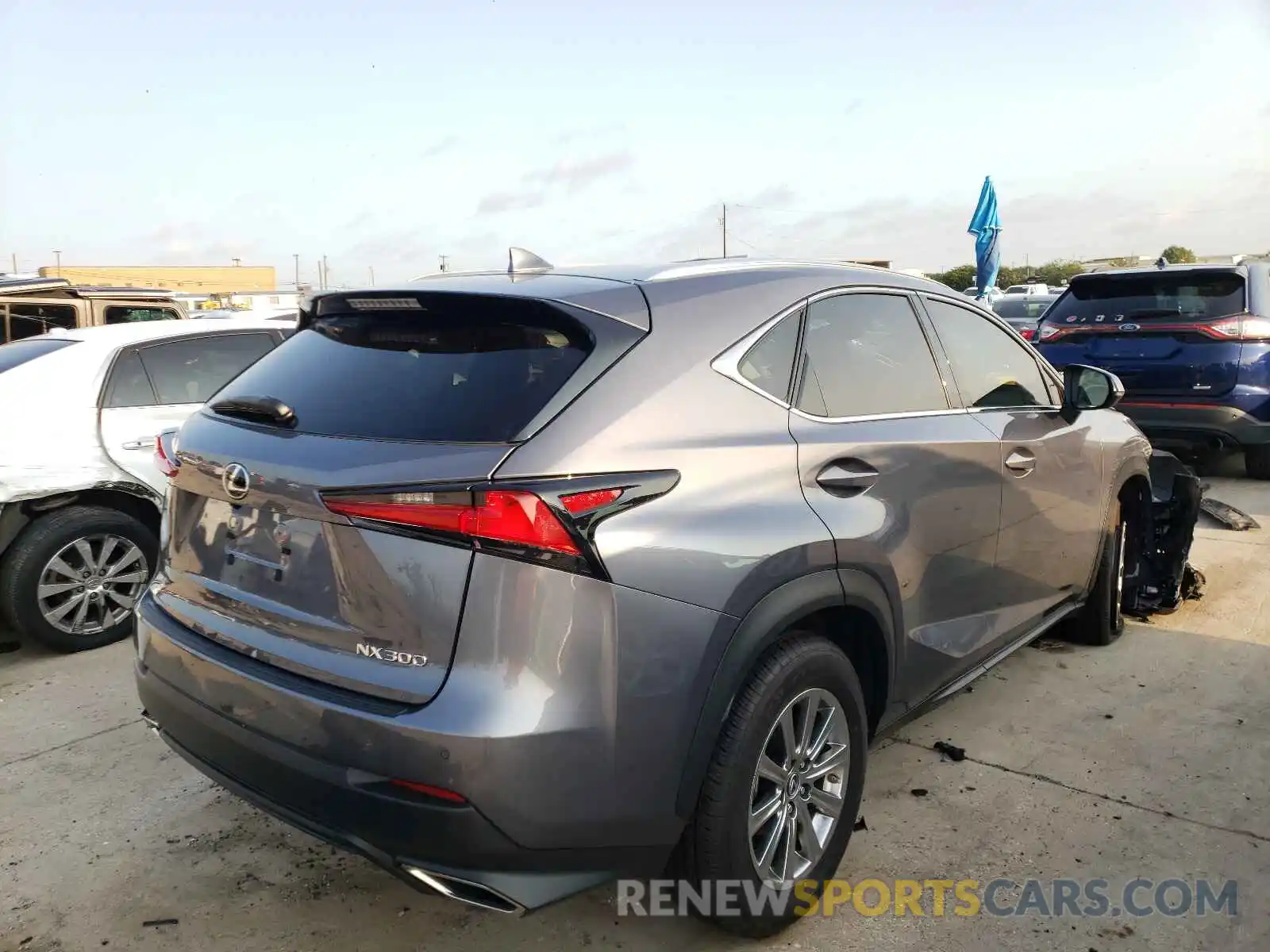 4 Фотография поврежденного автомобиля JTJDARBZ1M2191434 LEXUS NX 2021