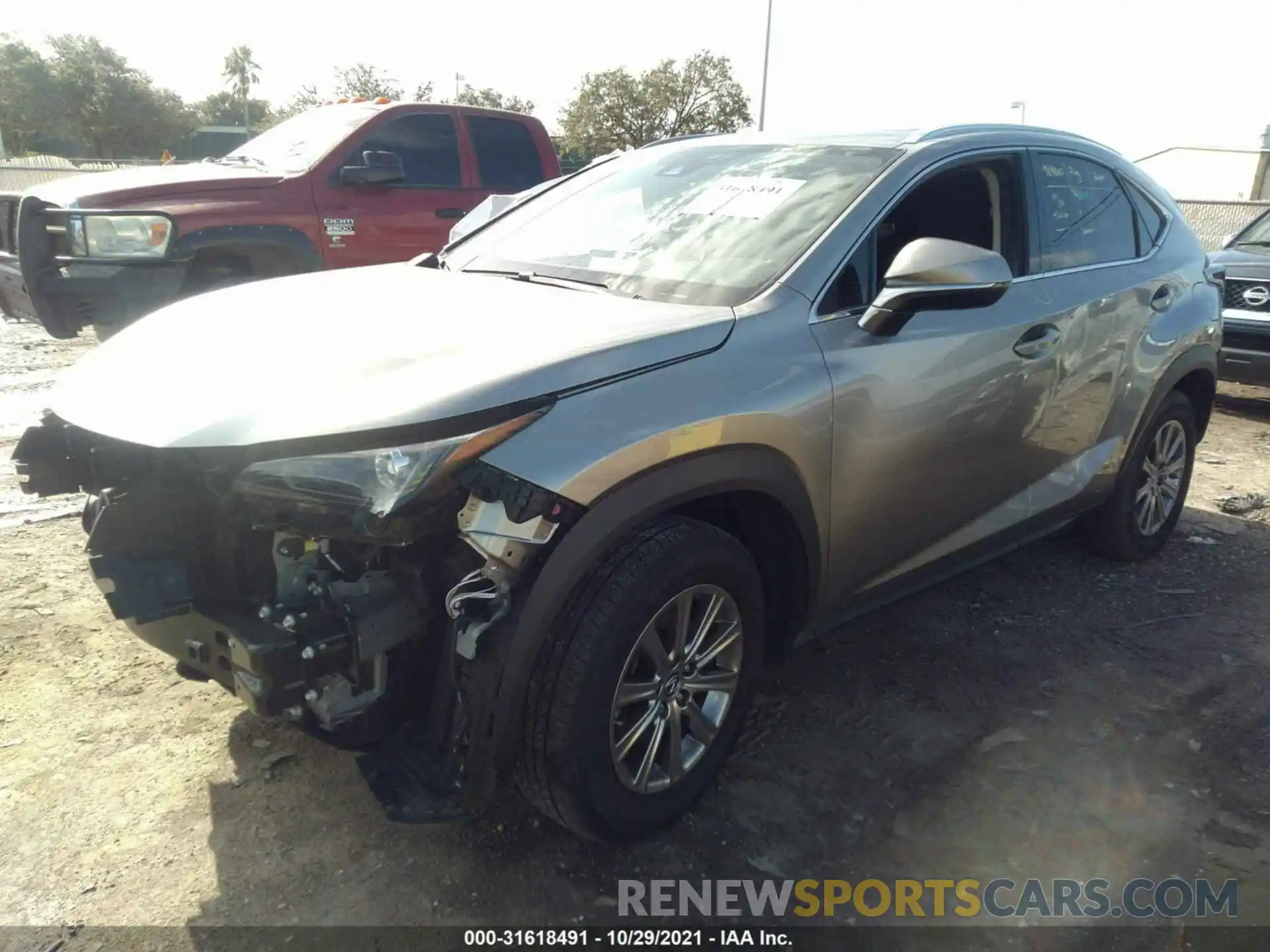 2 Photograph of a damaged car JTJDARBZ1M2191661 LEXUS NX 2021