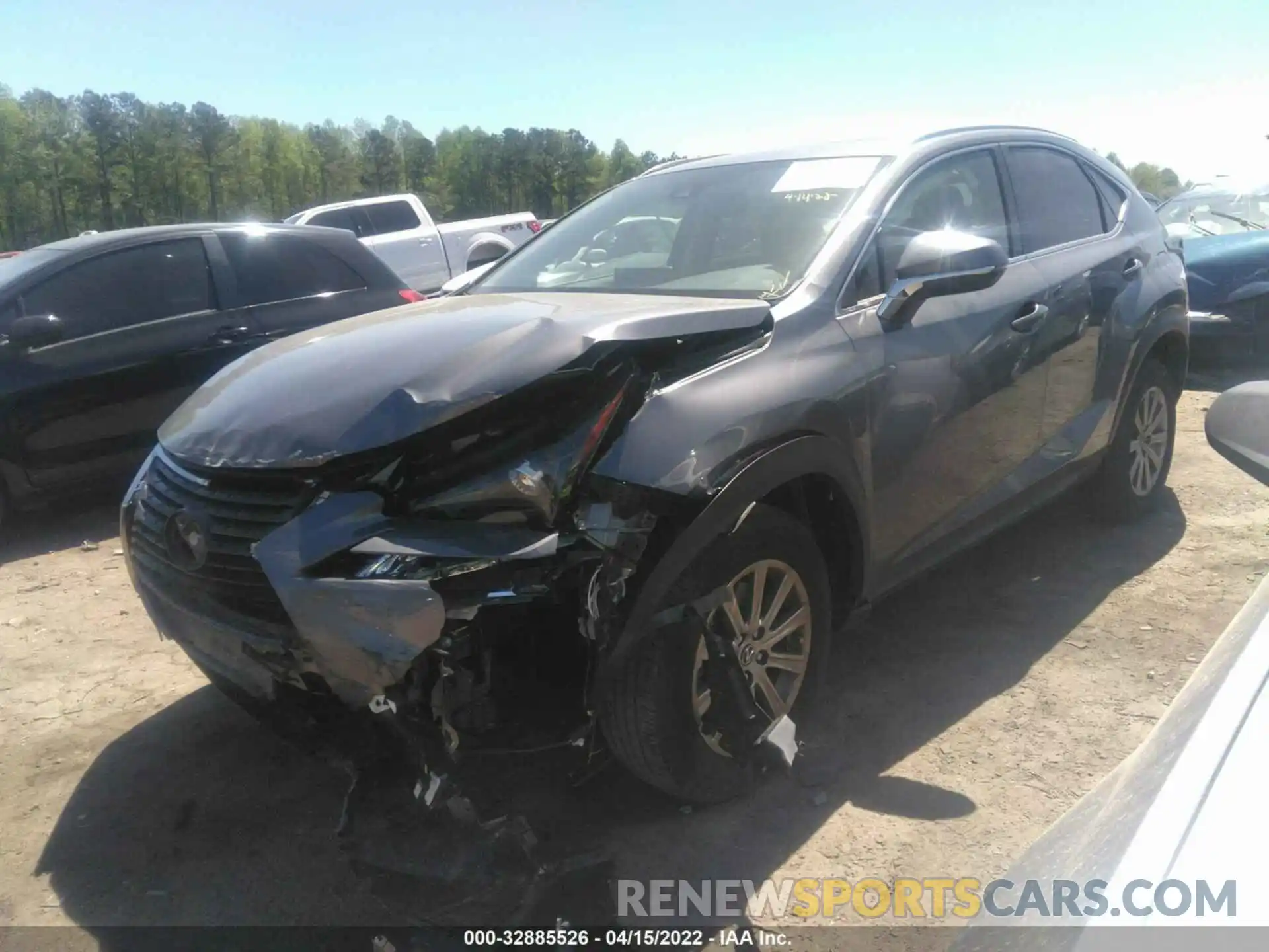 2 Фотография поврежденного автомобиля JTJDARBZ1M2196679 LEXUS NX 2021