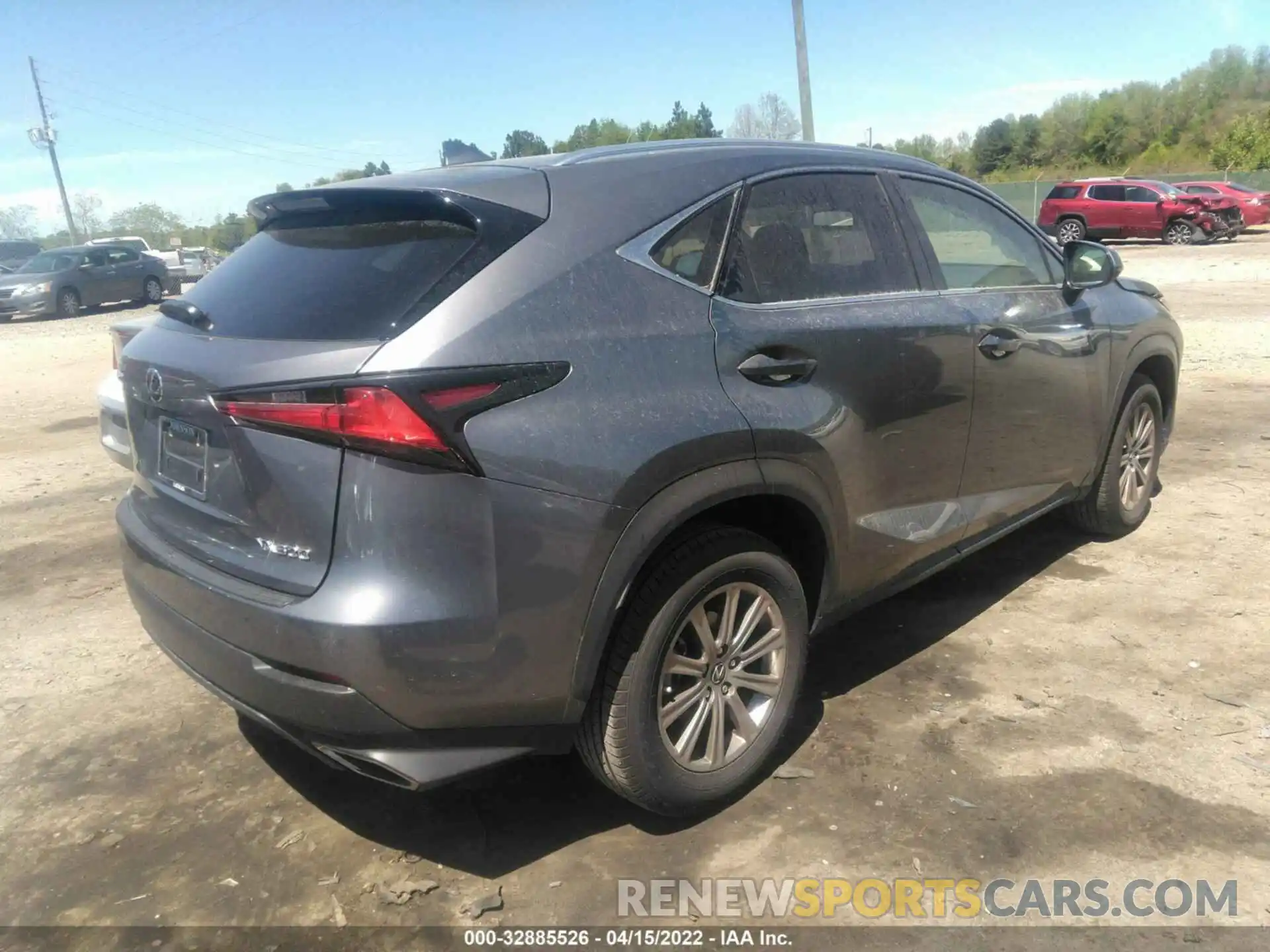 4 Фотография поврежденного автомобиля JTJDARBZ1M2196679 LEXUS NX 2021