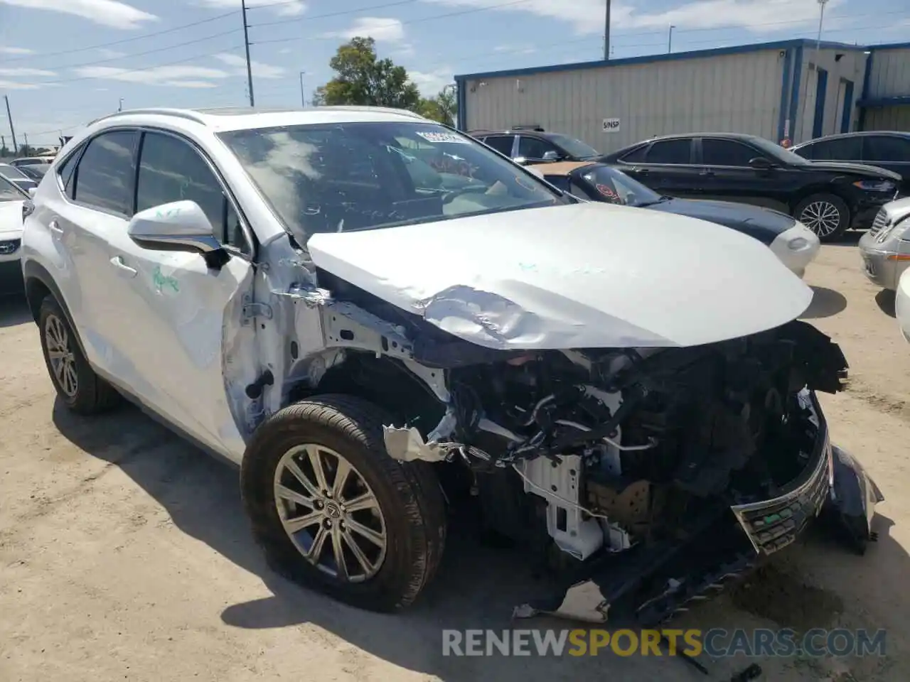 1 Photograph of a damaged car JTJDARBZ1M5020987 LEXUS NX 2021