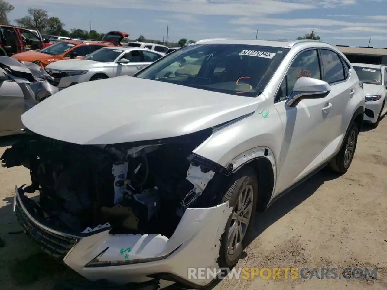 2 Photograph of a damaged car JTJDARBZ1M5020987 LEXUS NX 2021